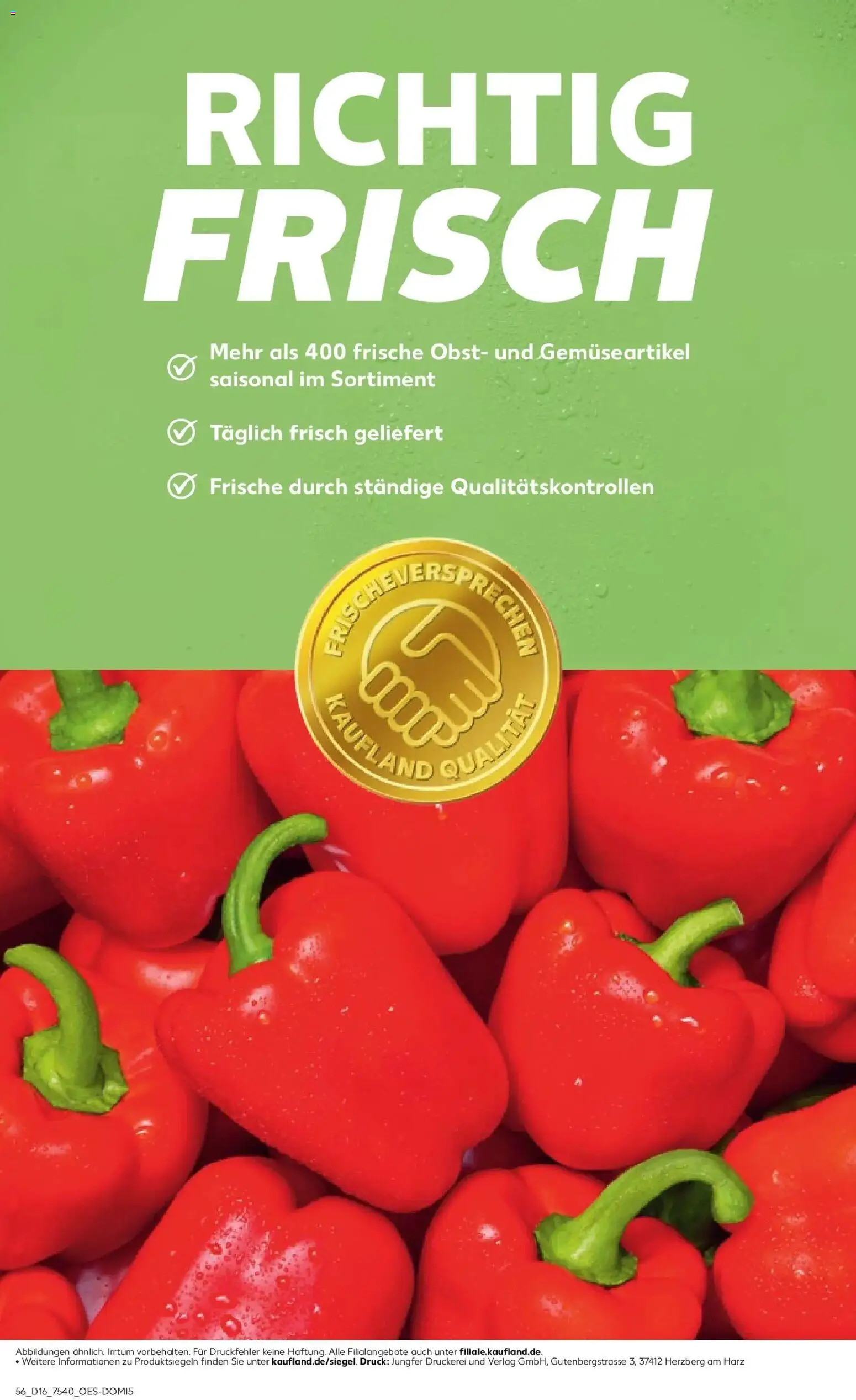 Kaufland Prospekt Lutherstadt Wittenberg	 – gültig ab 16.04.2026 | Seite: 56 | Produkte: Obst