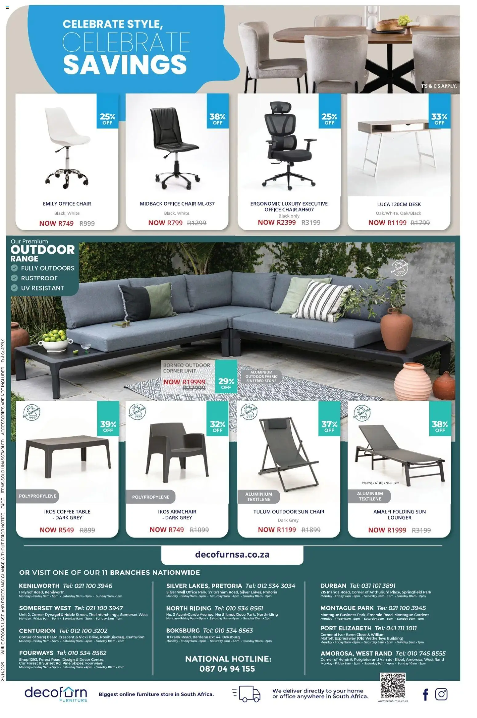 New Decofurn catalogue – valid from 01.12.2025 | Page: 4 | Products: Desk, Armchair, Coffee table, Chair