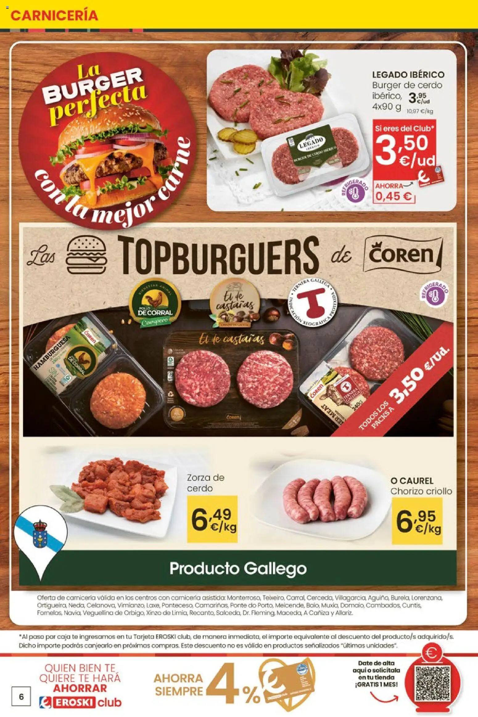 Eroski - Oferta │ válido desde el 12.03.2026 | Página: 6 | Productos: Cerdo, Té, Caja