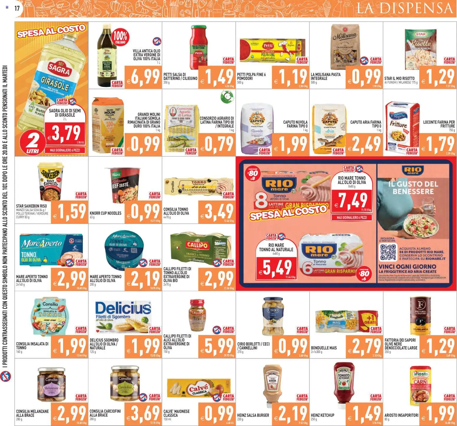 Volantino PIM Supermercati del 17.04.2026 | Pagina: 17 | Prodotti: Friggitrice ad aria, Farina, Cous cous, Alici