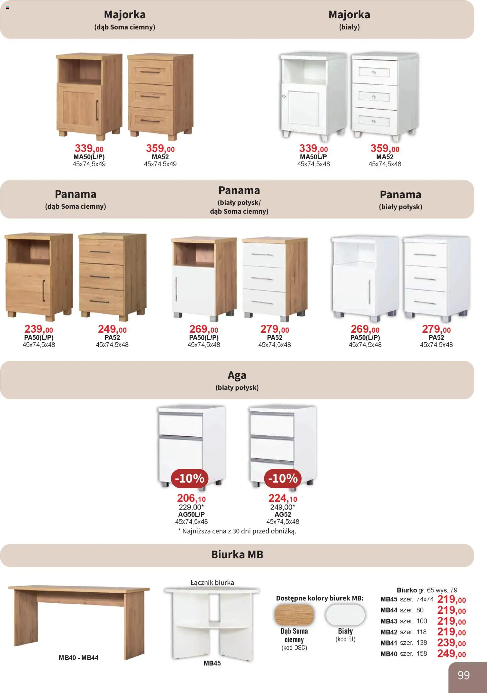Bodzio Katalog od 01.01.2026 | Strona: 99 | Produkty: Biurko