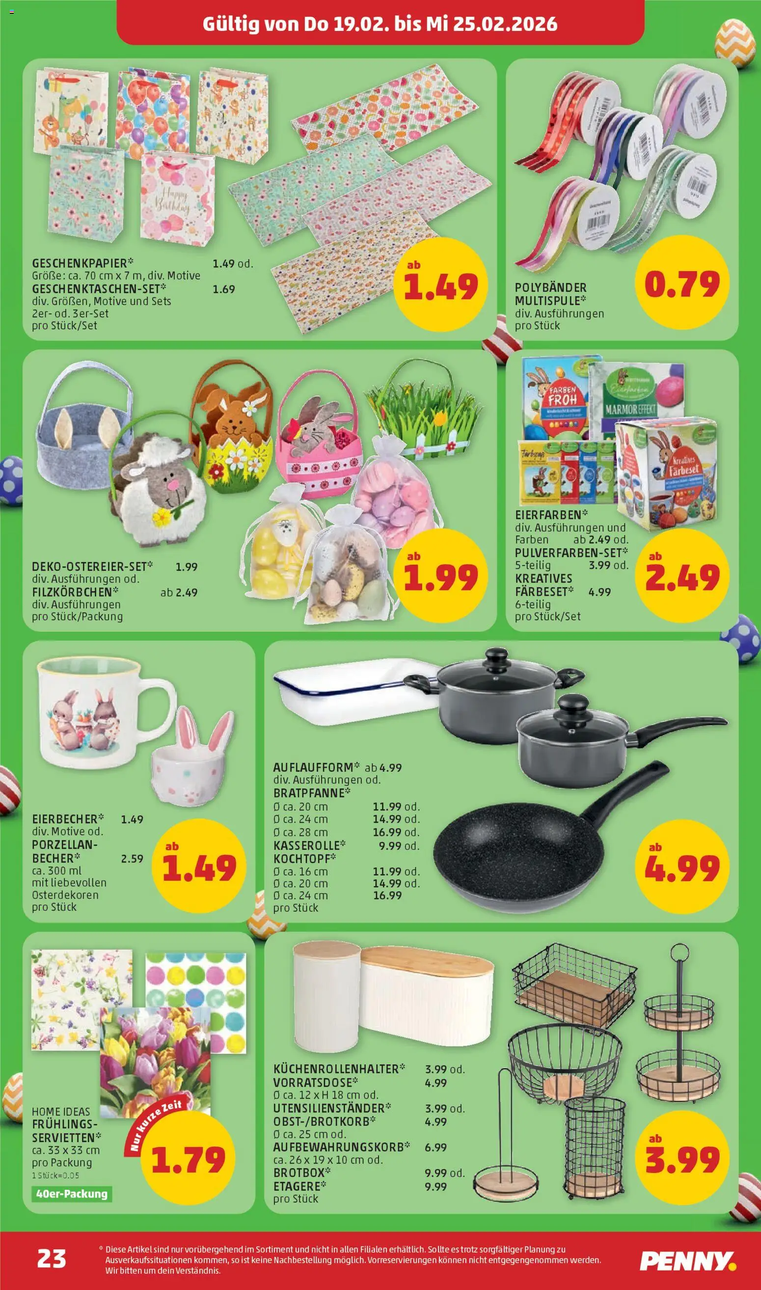 Penny Markt Flugblatt gültig ab 19.02.2026 | Seite: 23