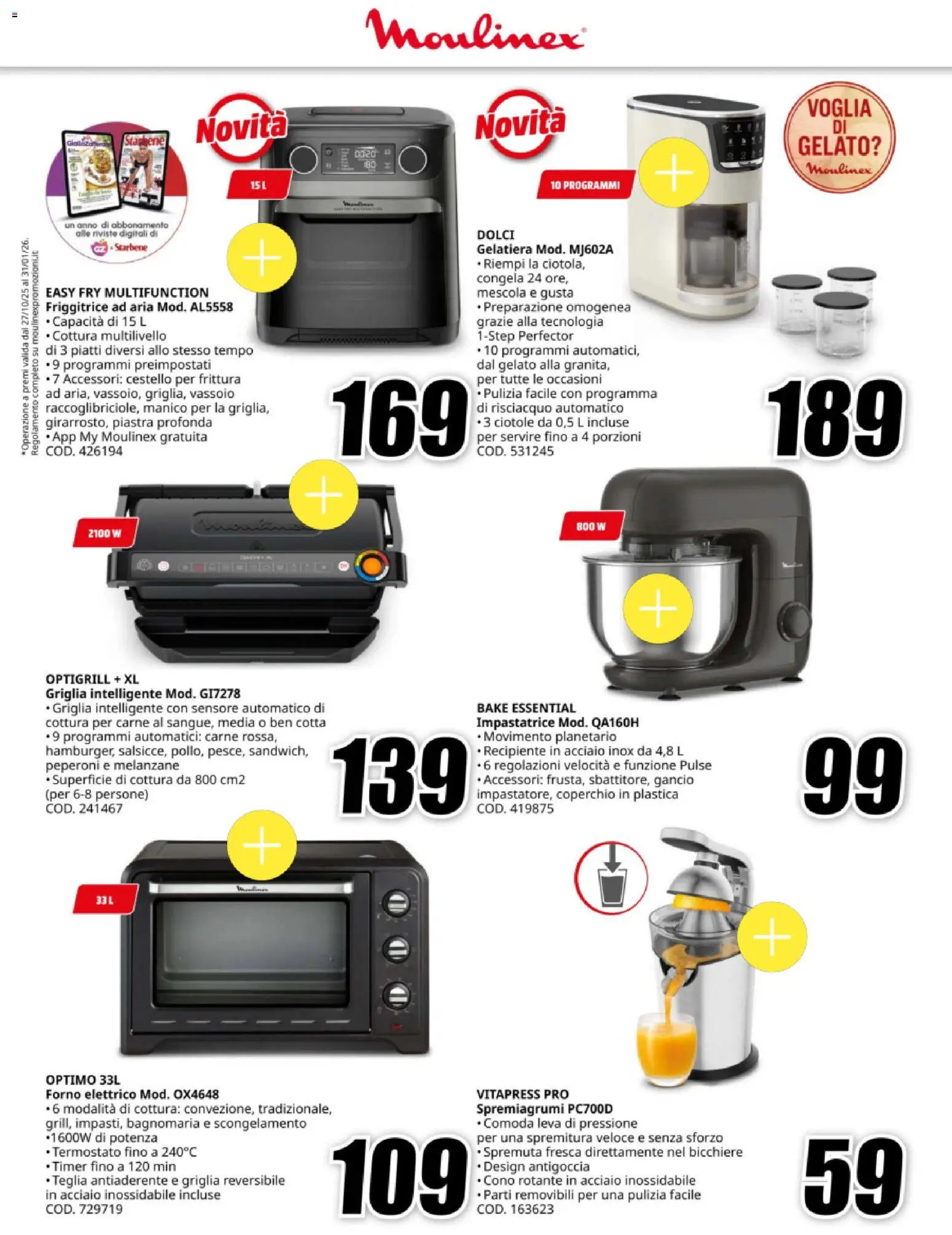 Volantino Media World del 12.11.2025 | Pagina: 17 | Prodotti: Teglia, Impastatrice, Peperoni, Vassoio