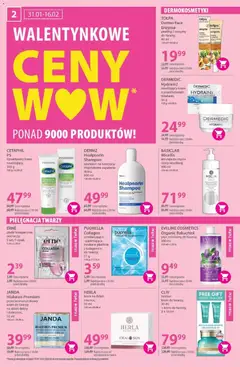 Pogląd oferty "Hebe Gazetka" - ważna od 31.01.2026 | Strona: 2 | Produkty: Szampon, Peeling, Krem, Krem do twarzy