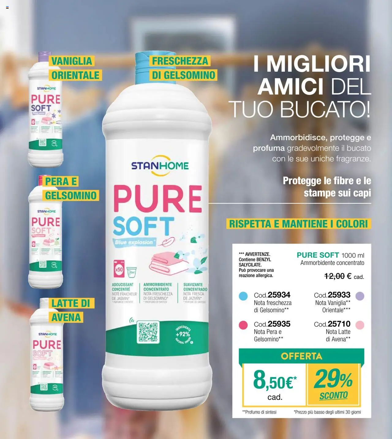 Volantino Stanhome del 05.08.2025 | Pagina: 27 | Prodotti: Ammorbidente, Latte, Pera, Profumo