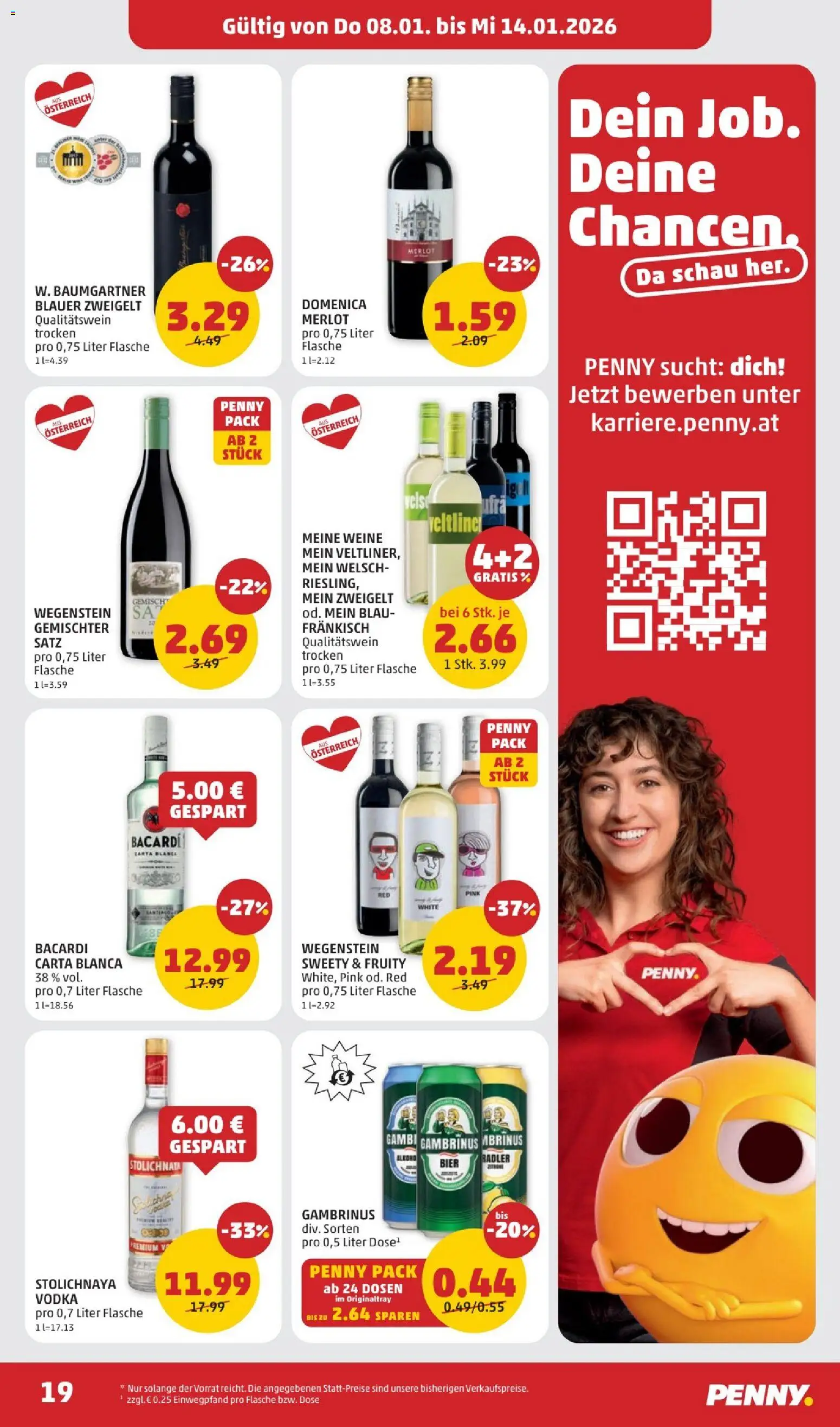 Penny Markt Flugblatt gültig ab 08.01.2026 | Seite: 19 | Produkte: Bier