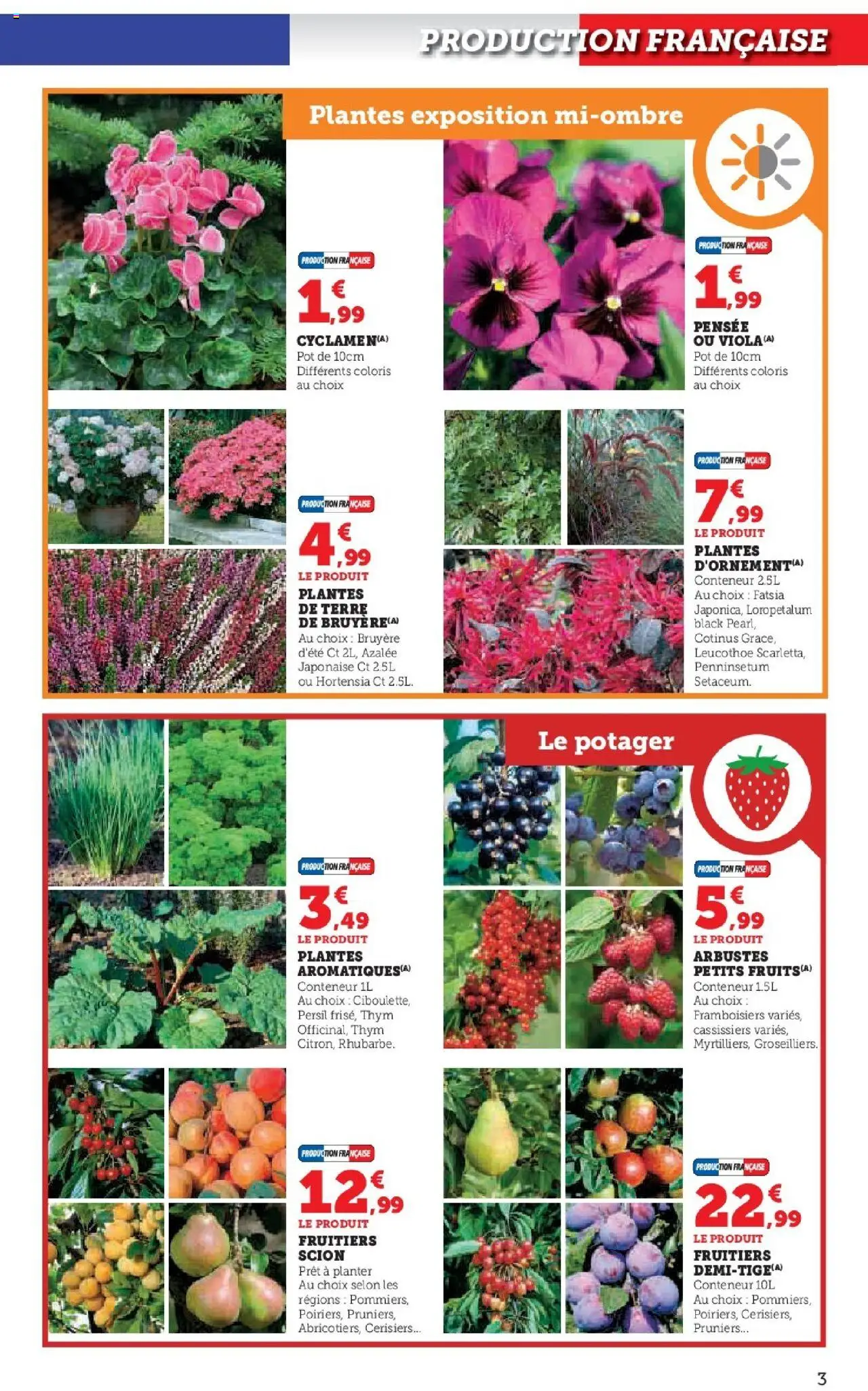  | Page: 3 | Produits: Le potager, Hortensia, Plantes, Persil
