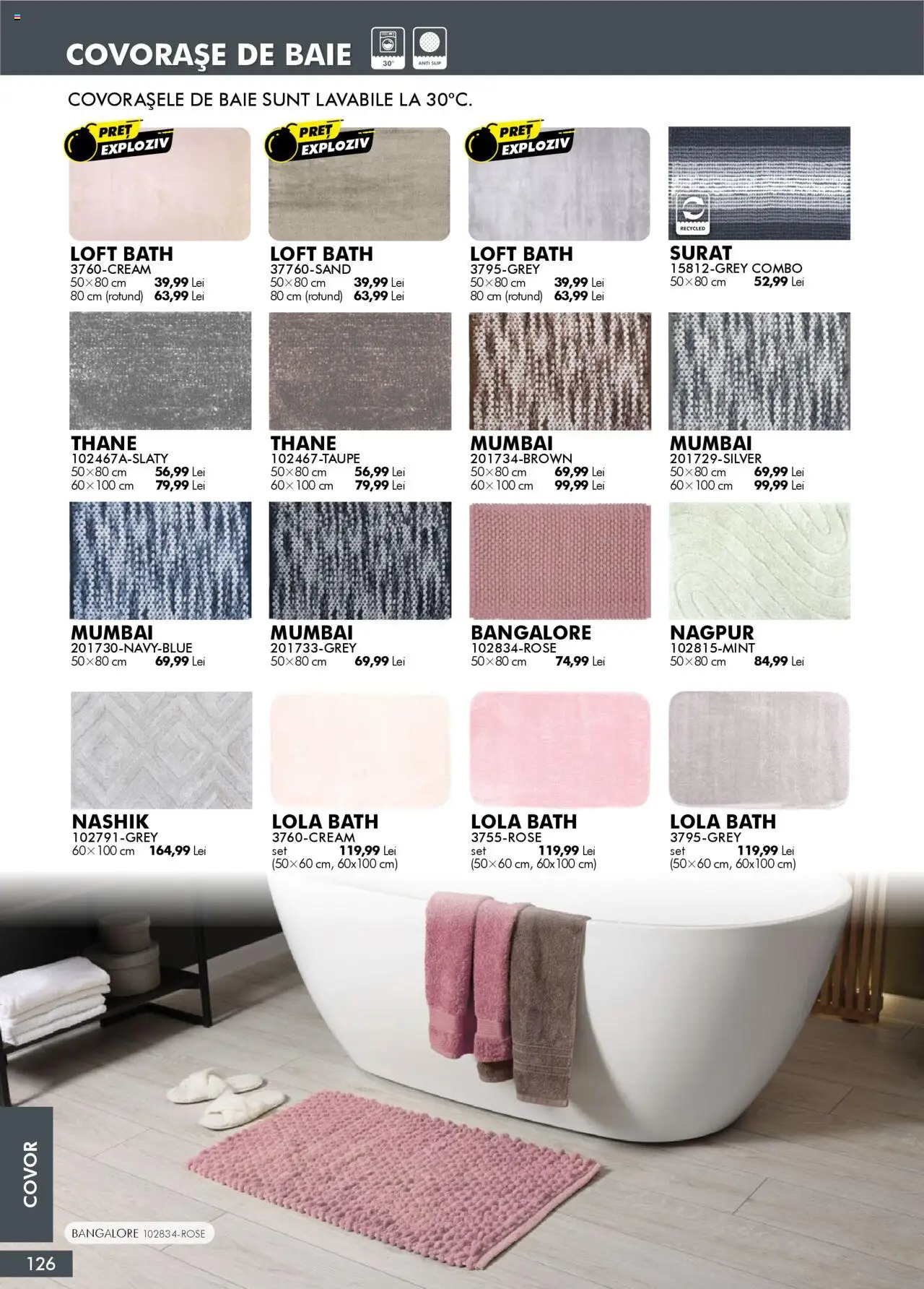 Noul catalog Diego – valabil de la 01.10.2025 | Pagină: 126 | Produse: Covor, Slip
