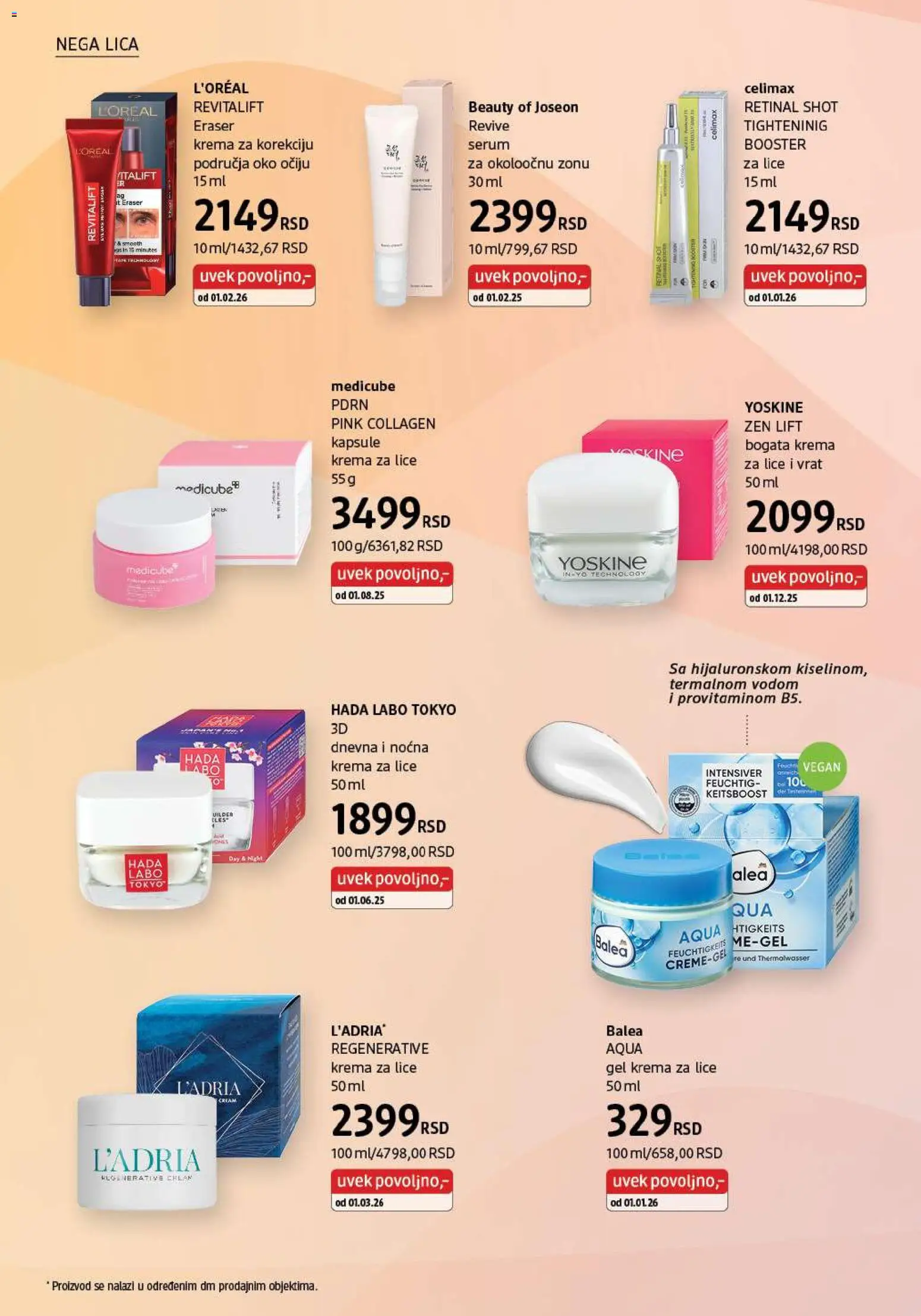 DM Drogerie katalog - važi od 01.03.2026 | Strana: 14 | Proizvode: Kapsule, Krema