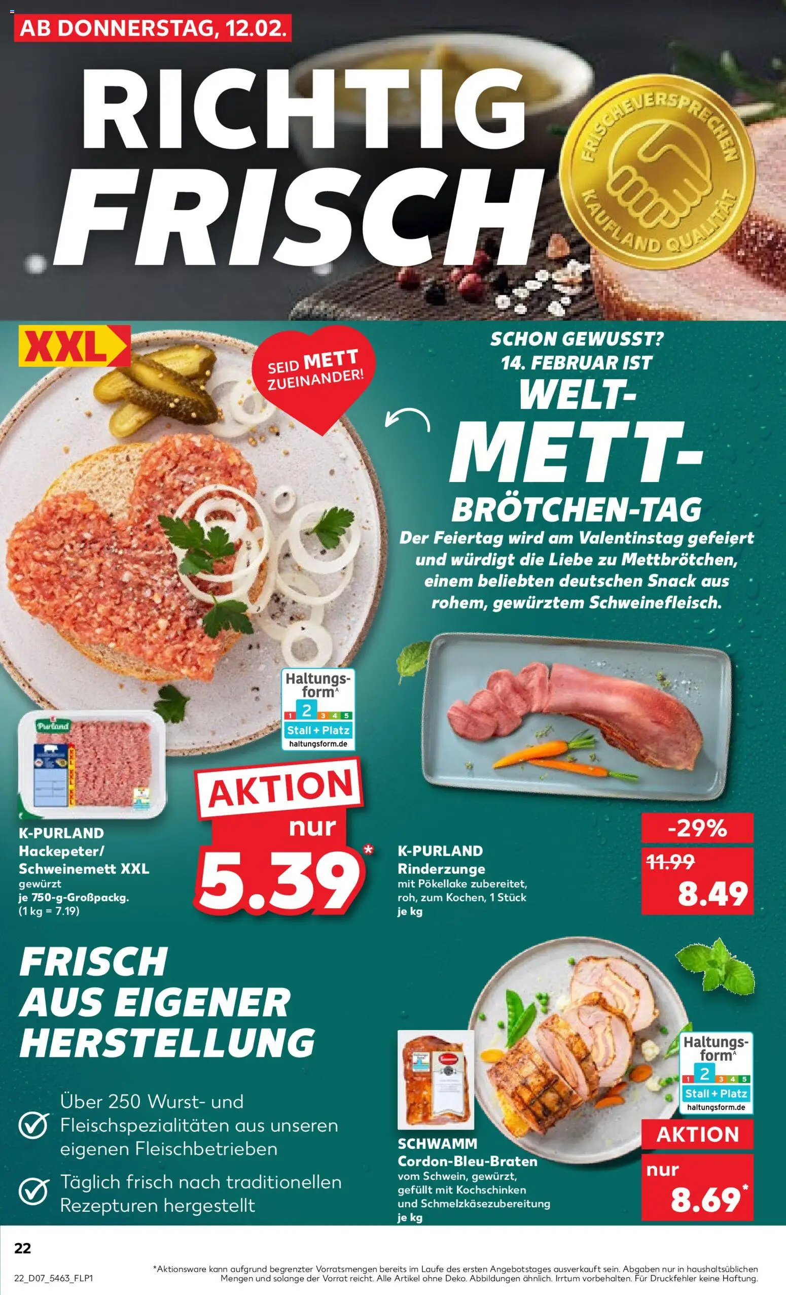 Kaufland prospekt Kiel	 – gültig ab 12.02.2026 | Seite: 22