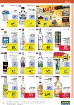Metro leták platný od 08.10.2025 | Strana: 31 | Produkty: Borovička, Bošácka slivovica, Slivovica, Alkohol