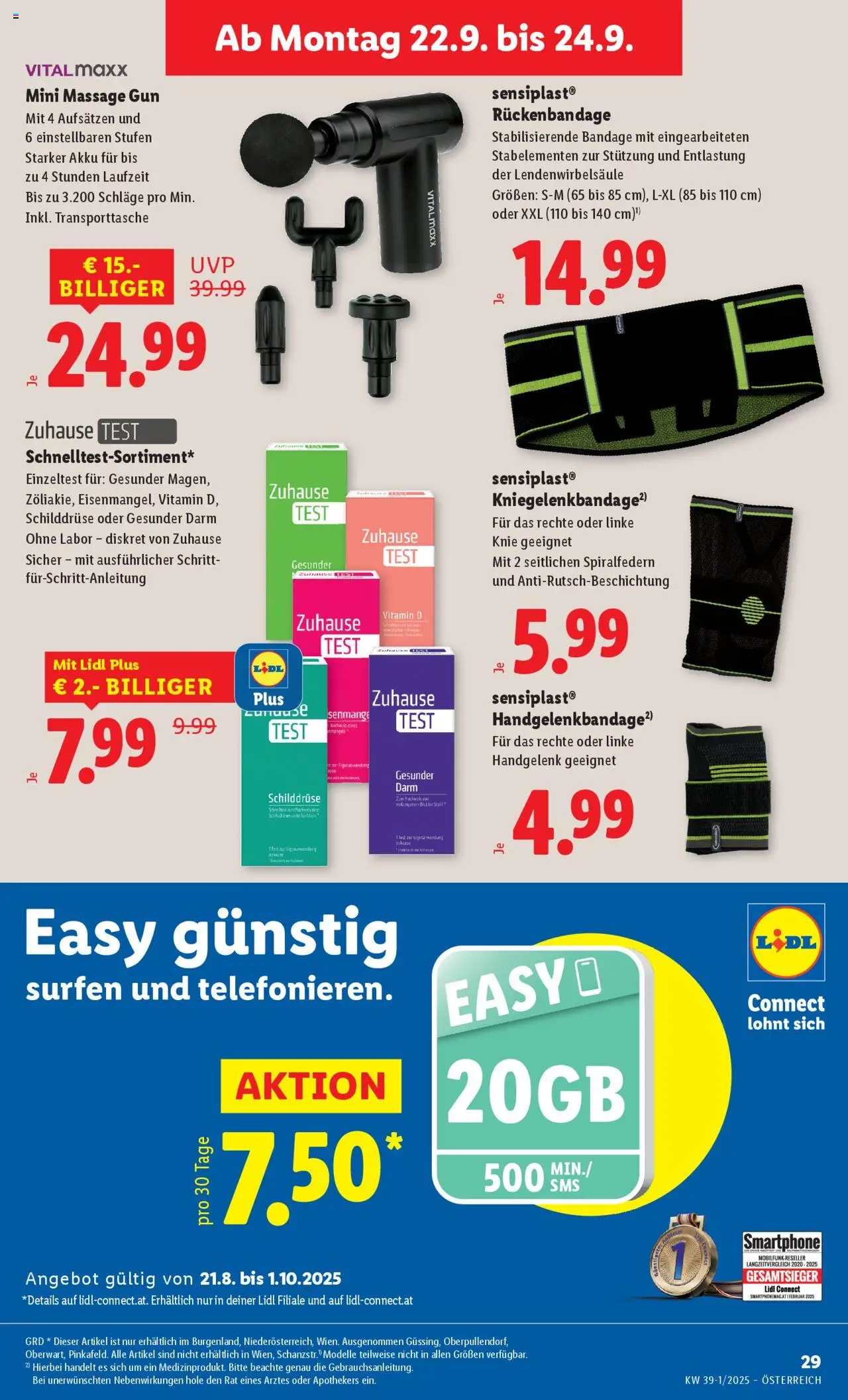 Lidl Flugblatt - Wien, Eisenstadt, Mattersburg gültig ab 18.09.2025 | Seite: 33 | Produkte: Smartphone