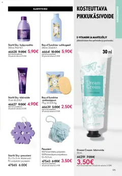 Oriflame-mainoslehti voimassa 08.10.2025 alkaen | Sivu: 125 | Tuotteet: Käsivoide, Suihkugeeli, Kylpyvaahto, Pesusieni