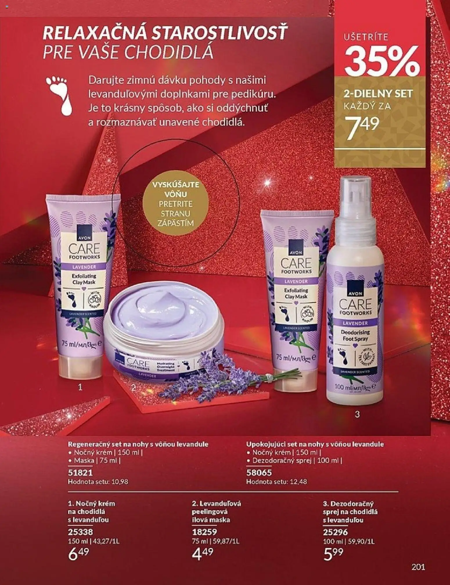 Nové Avon akcie – leták je platný od 01.11.2025 | Strana: 201 | Produkty: Maska, Krém