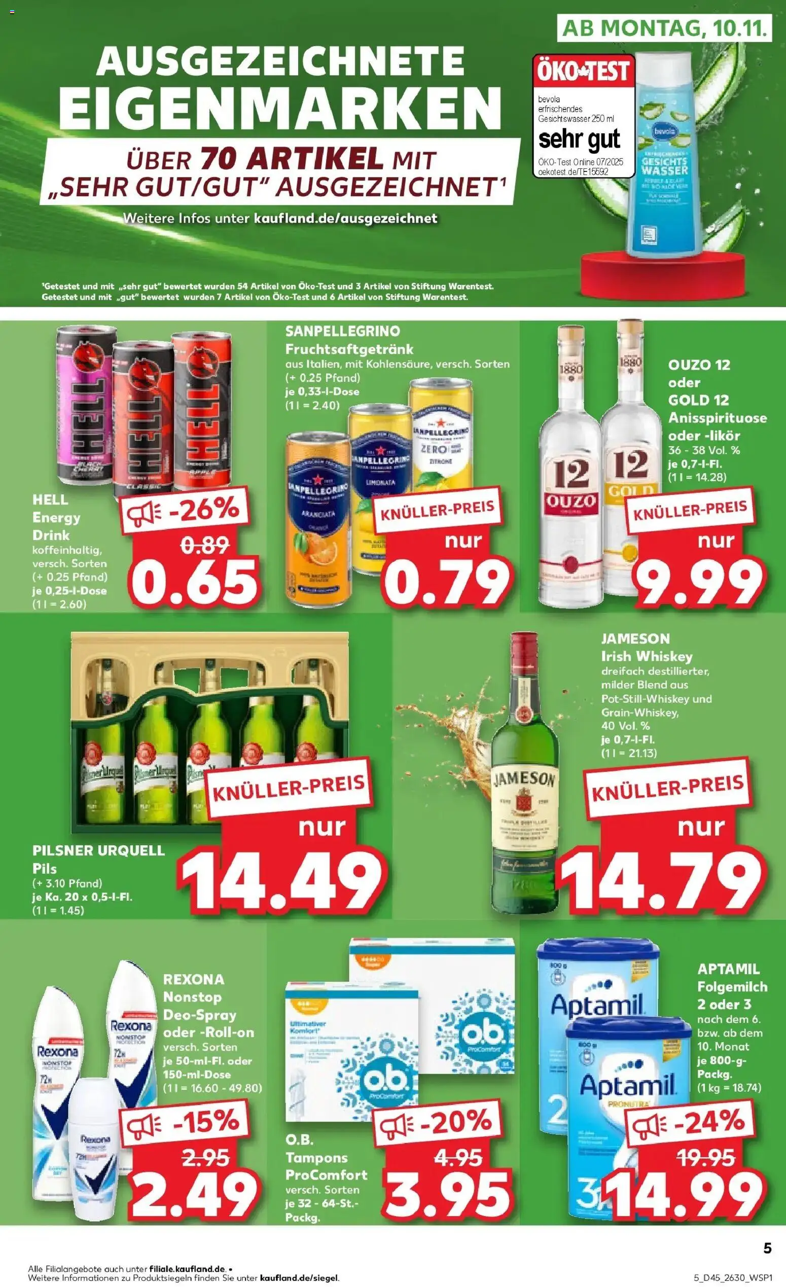 Kaufland prospekt Leipzig	 – gültig ab 10.11.2025 | Seite: 5 | Produkte: Ouzo 12, Energy, Deodorant, Deospray