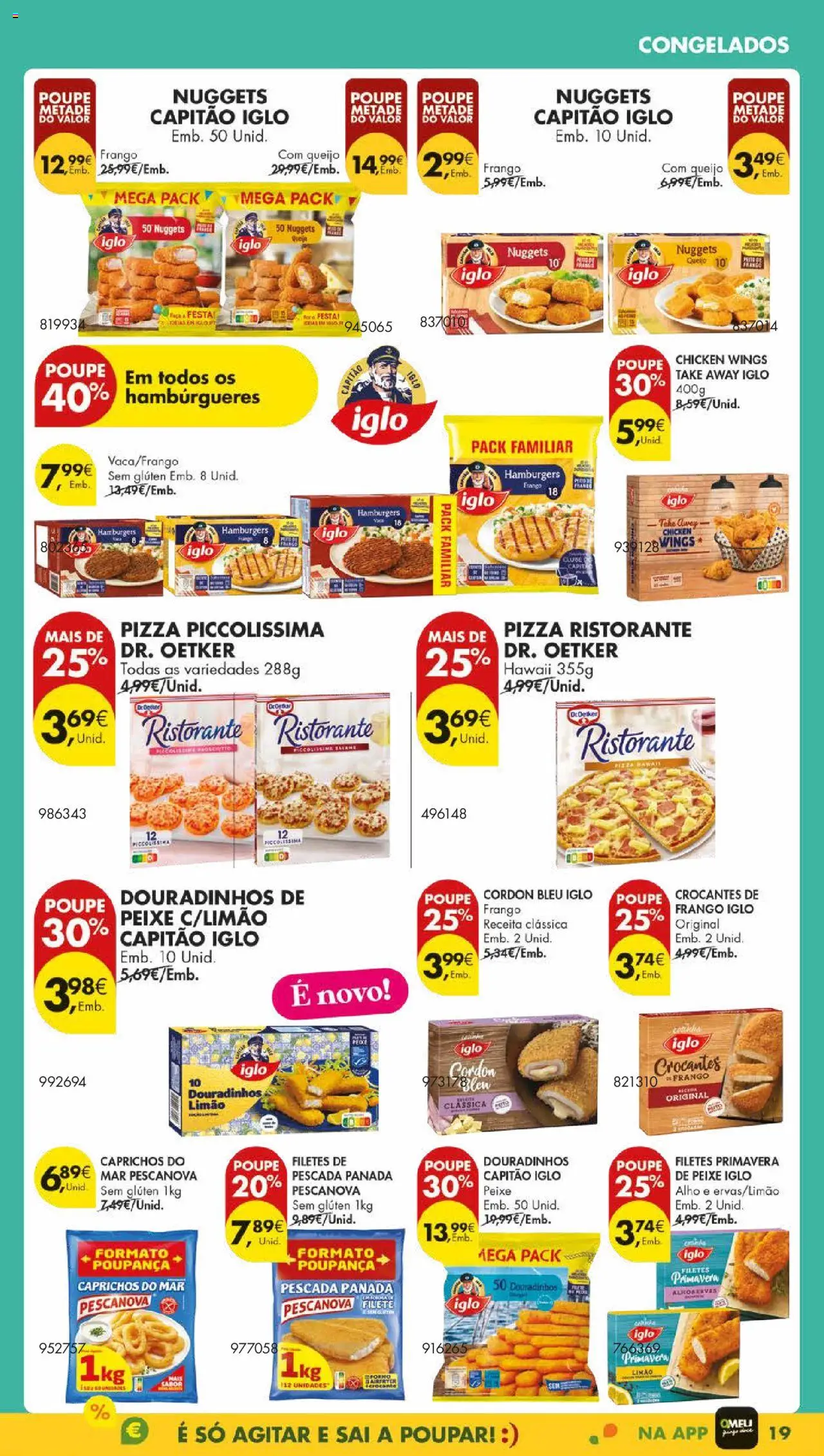 Pingo Doce folheto │ válido de 12.08.2025 | Página: 23 | Produtos: Pescada, Capitão iglo, Pizza, Peixe