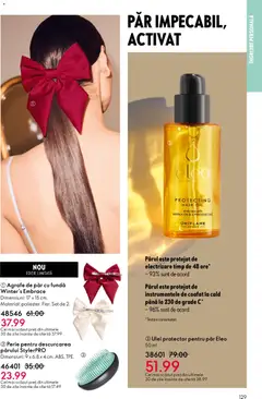 Ofertele Oriflame valabile de la 23.12.2025 | Pagină: 129 | Produse: Agrafe, Perie, Ulei