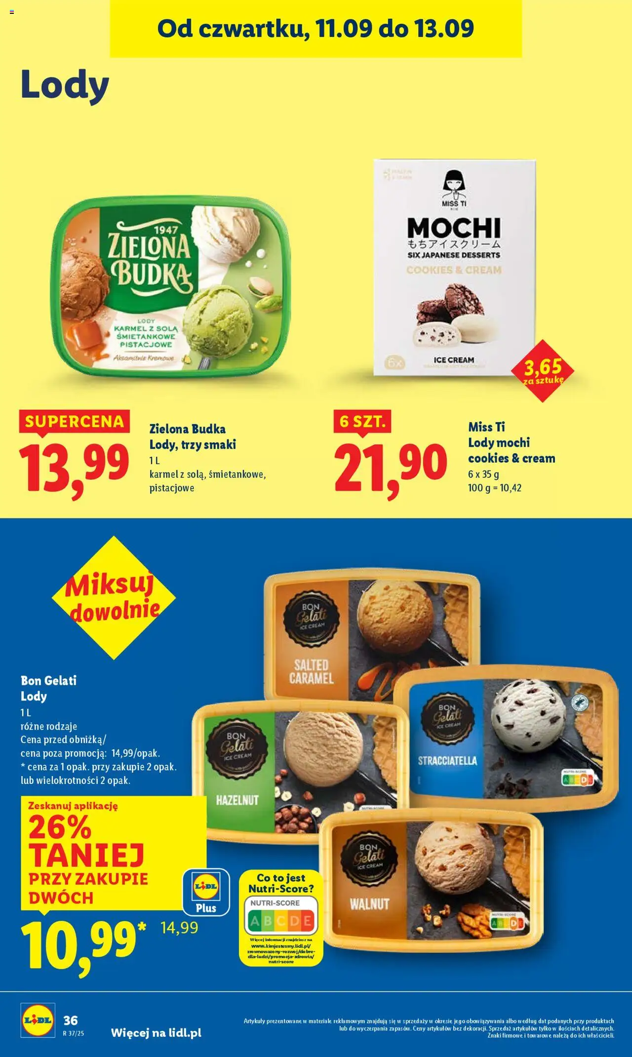 Lidl Gazetka od 11.09.2025 | Strona: 42 | Produkty: Lody
