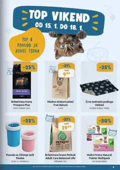 Mr. Pet katalog akcije – veljaven od 01.01.2026 | Stran: 5 | Izdelki: Podloga