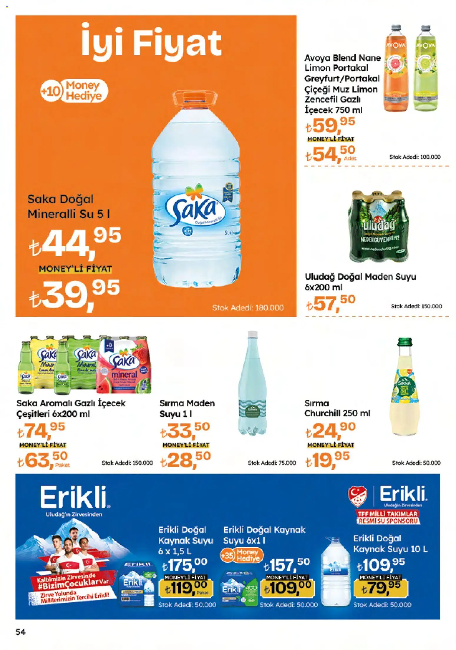 Migros Katalog - 5M Migroskop Dijital - 29.01.2026 tarihinden itibaren geçerlidir | Sayfa: 54 | Ürünler: Muz, Limon, Gazlı içecek, Nane