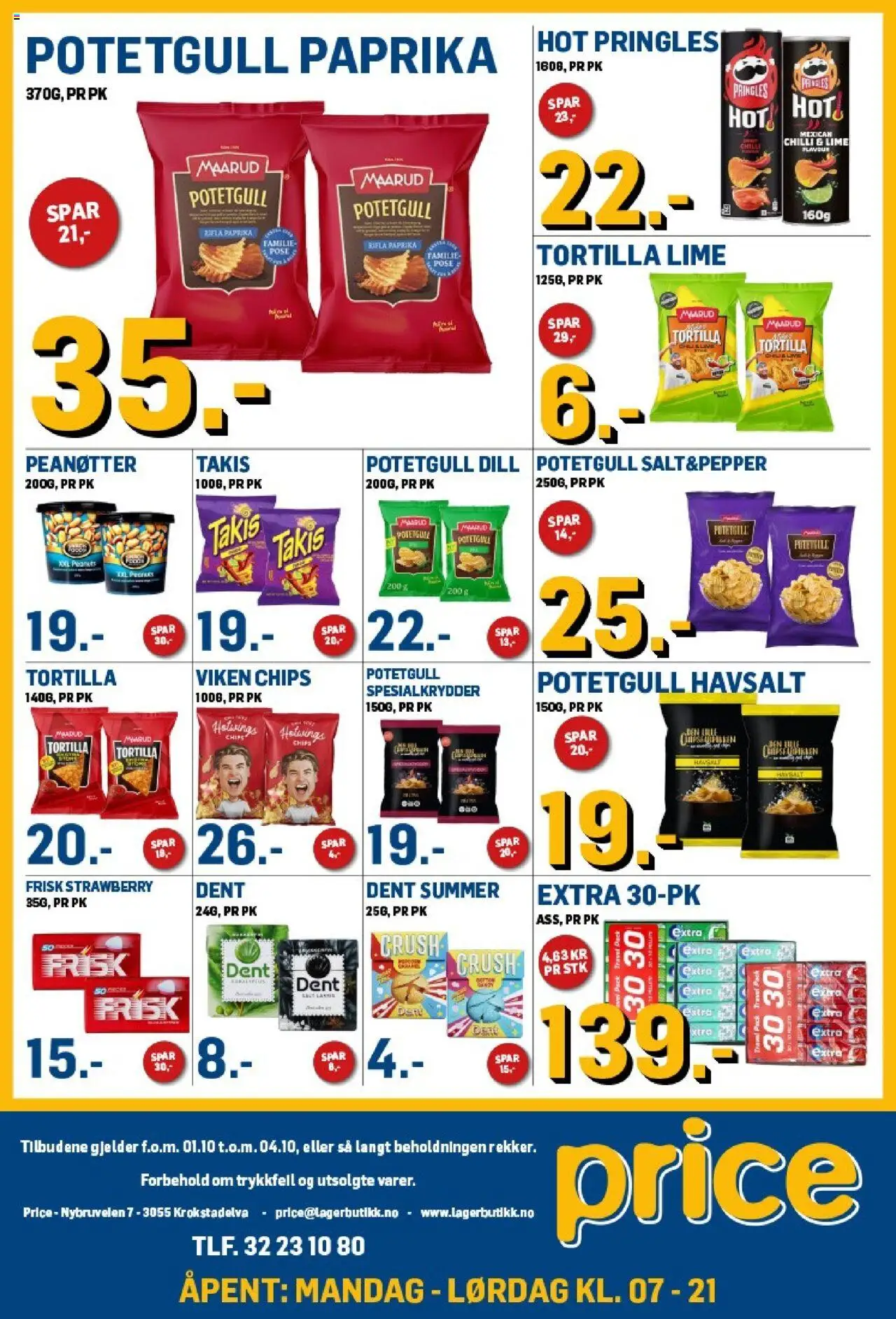 {H1} | Side: 4 | Produkter: Kit stație, Paprika, Potetgull, Chilli