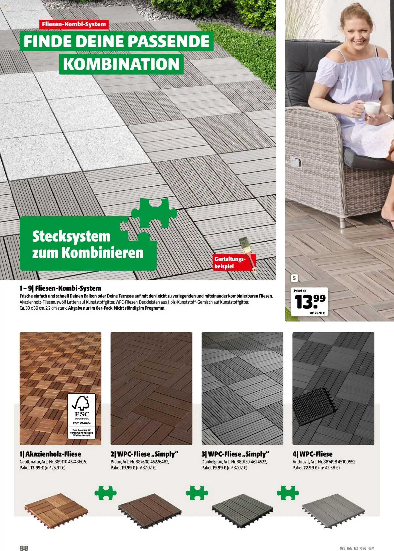 Hagebau Gartengestaltungsortiment – gültig ab 02.03.2026 | Seite: 88