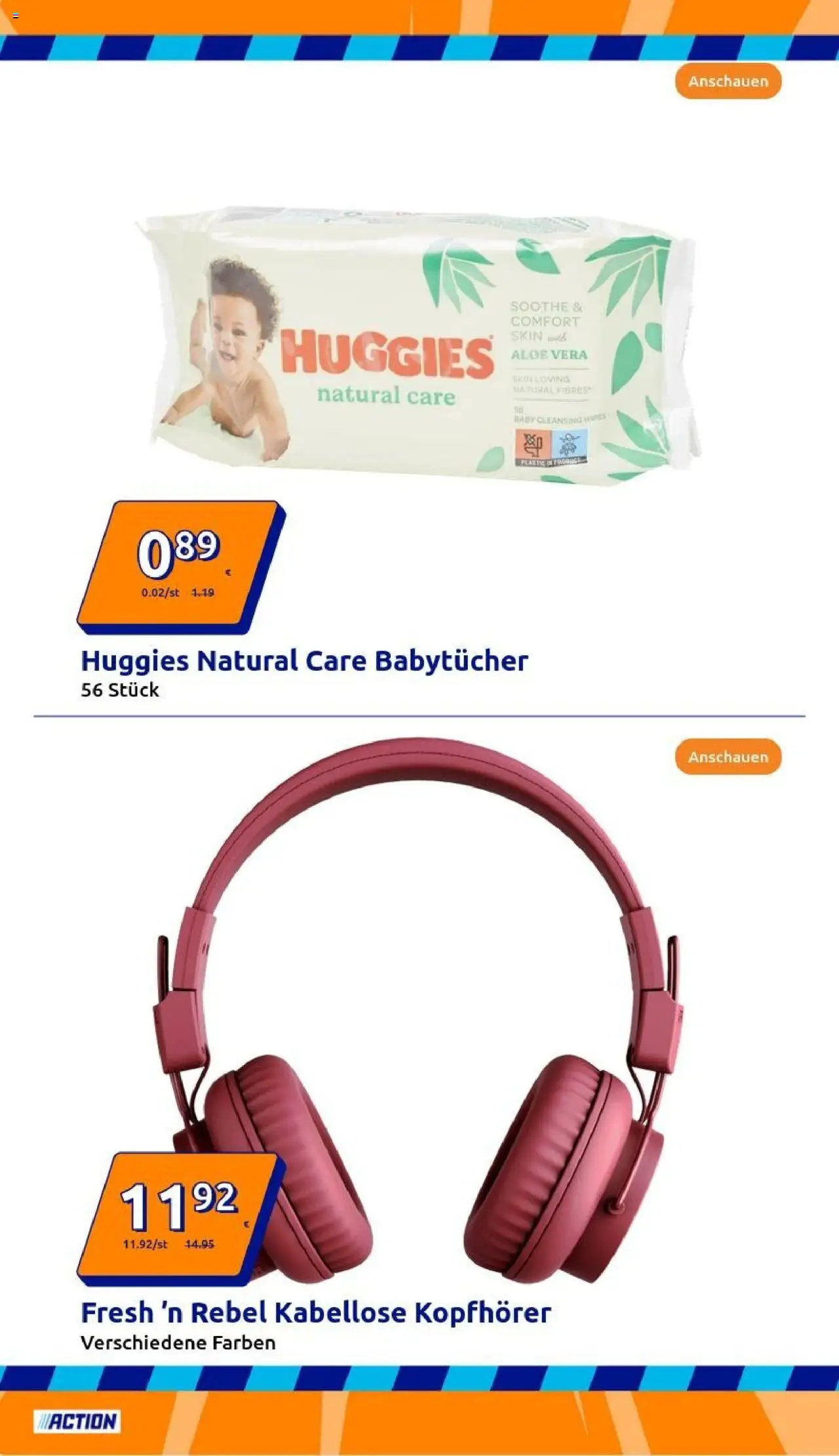 Action Flugblatt gültig ab 10.09.2025 | Seite: 8 | Produkte: Kopfhörer
