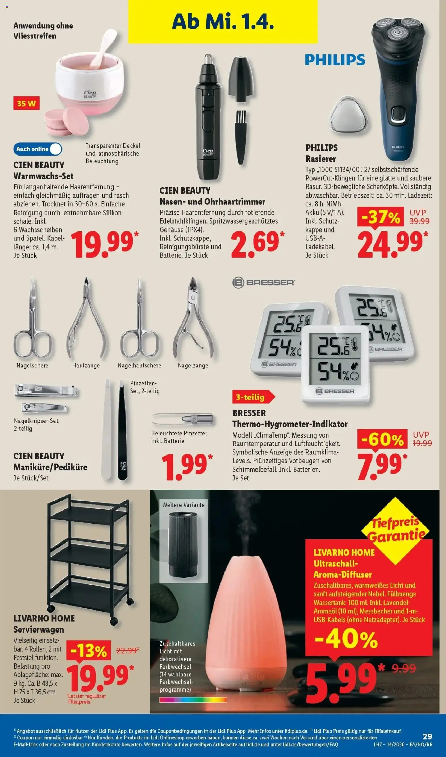 Lidl Prospekt Bergisch Gladbach – gültig ab 30.03.2026 | Seite: 51 | Produkte: Kabel, Rasierer, Batterie, Nagelschere