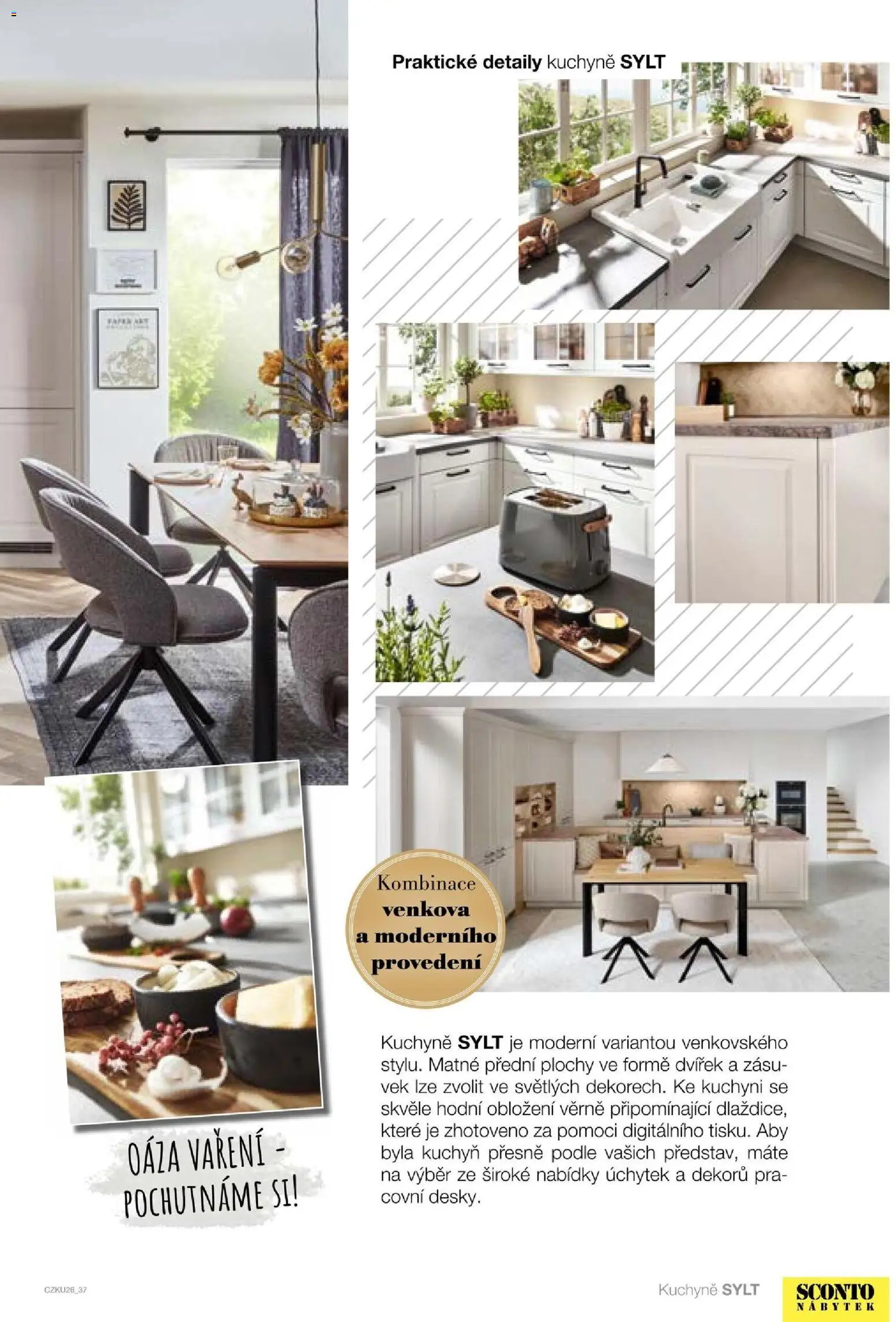 Sconto nábytek katalog - Kuchyně na míru od 06.01.2026 | Strana: 37 | Produkty: Nábytek, Kuchyně