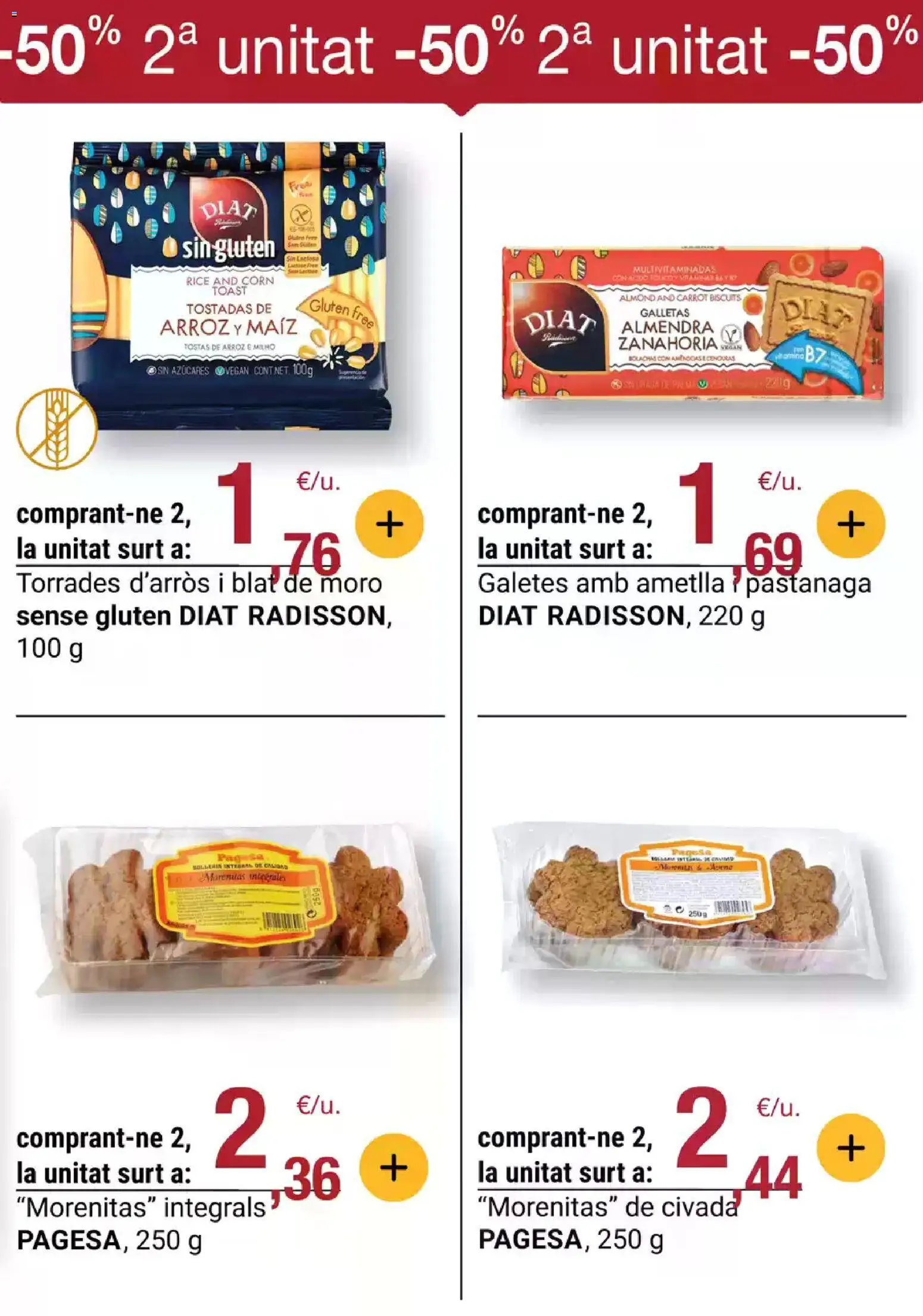 Bonpreu folleto │ válido desde el 21.10.2025 | Página: 25 | Productos: Arroz, Zanahoria, Galletas