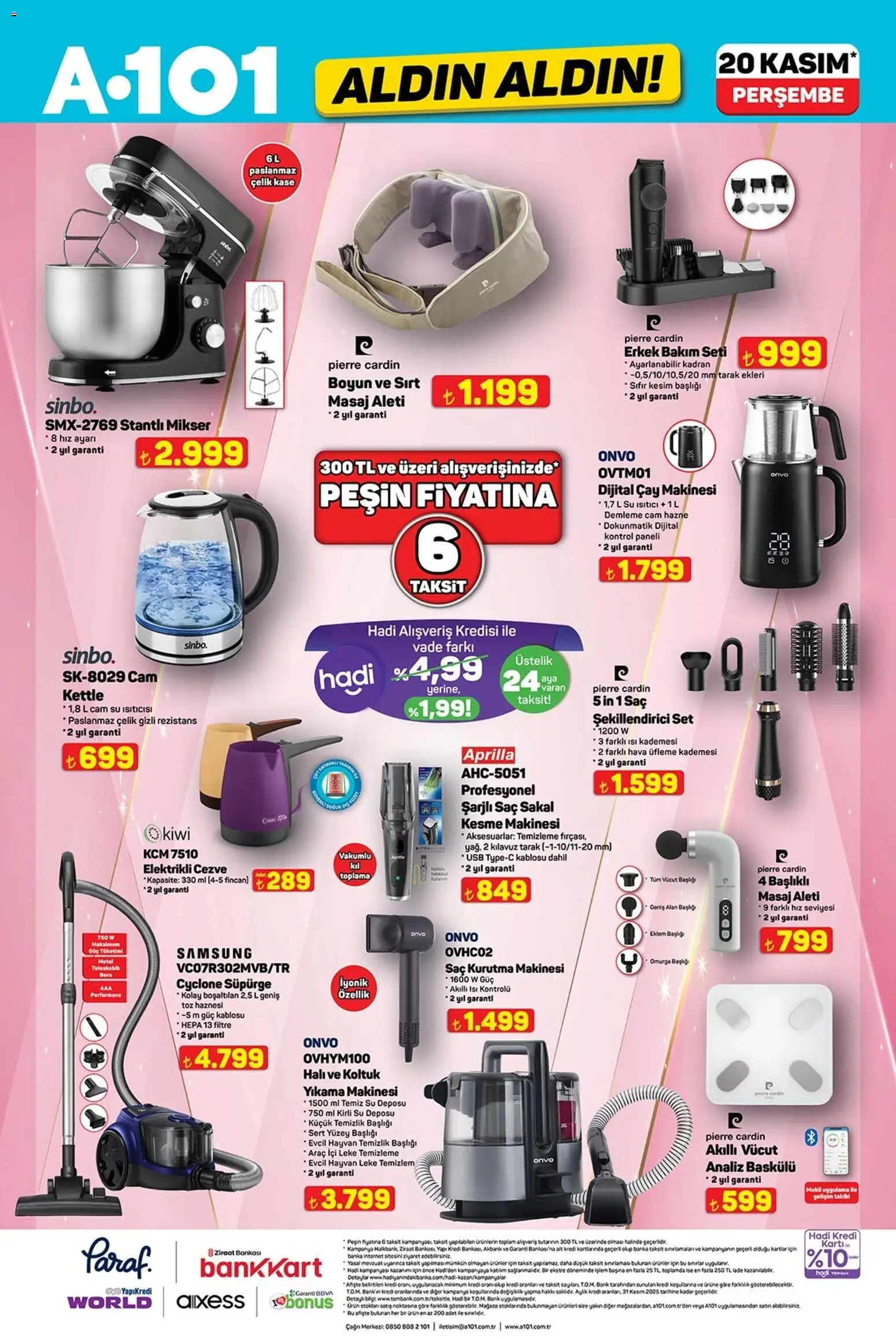 A101 Katalog Aldın Aldın - 20.11.2025 tarihinden itibaren geçerlidir | Sayfa: 8