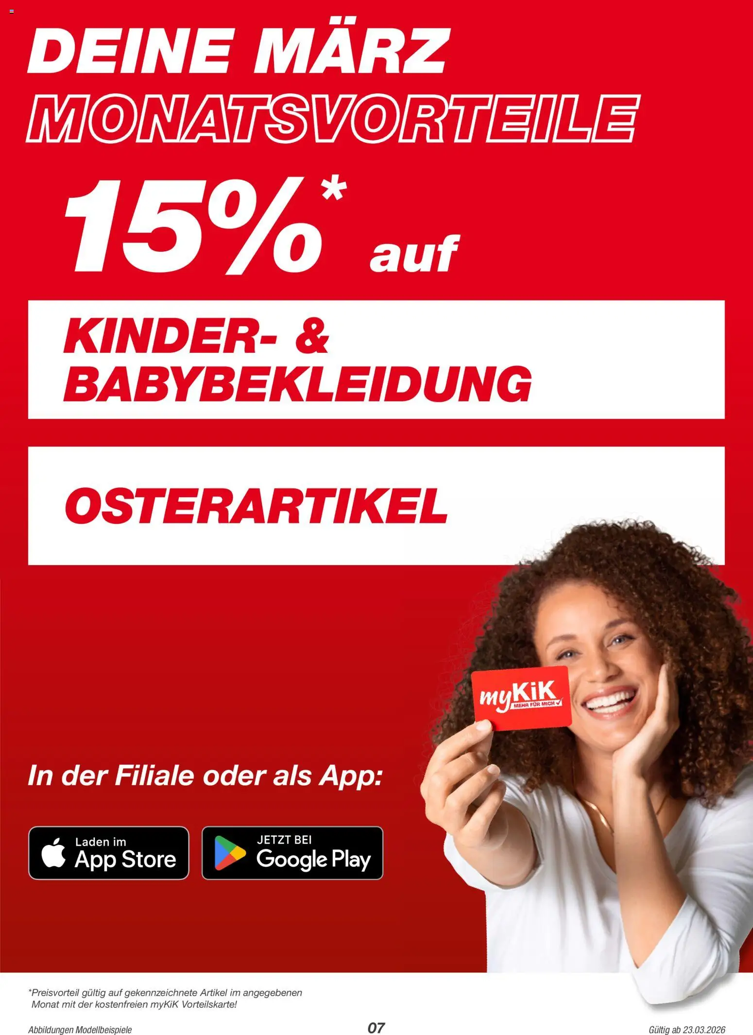 Kik Prospekt aktuell gültig ab 23.03.2026 | Seite: 7