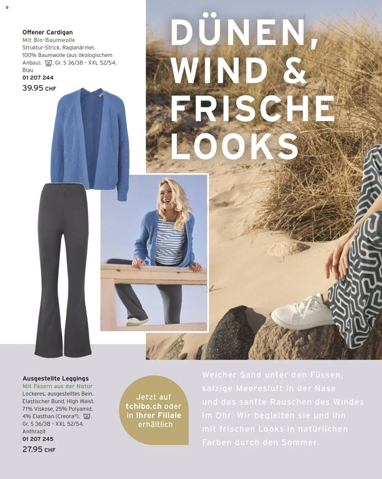 Tchibo Aktionen ab 01.08.2025 | Seite: 30 | Produkte: Leggings, Cardigan