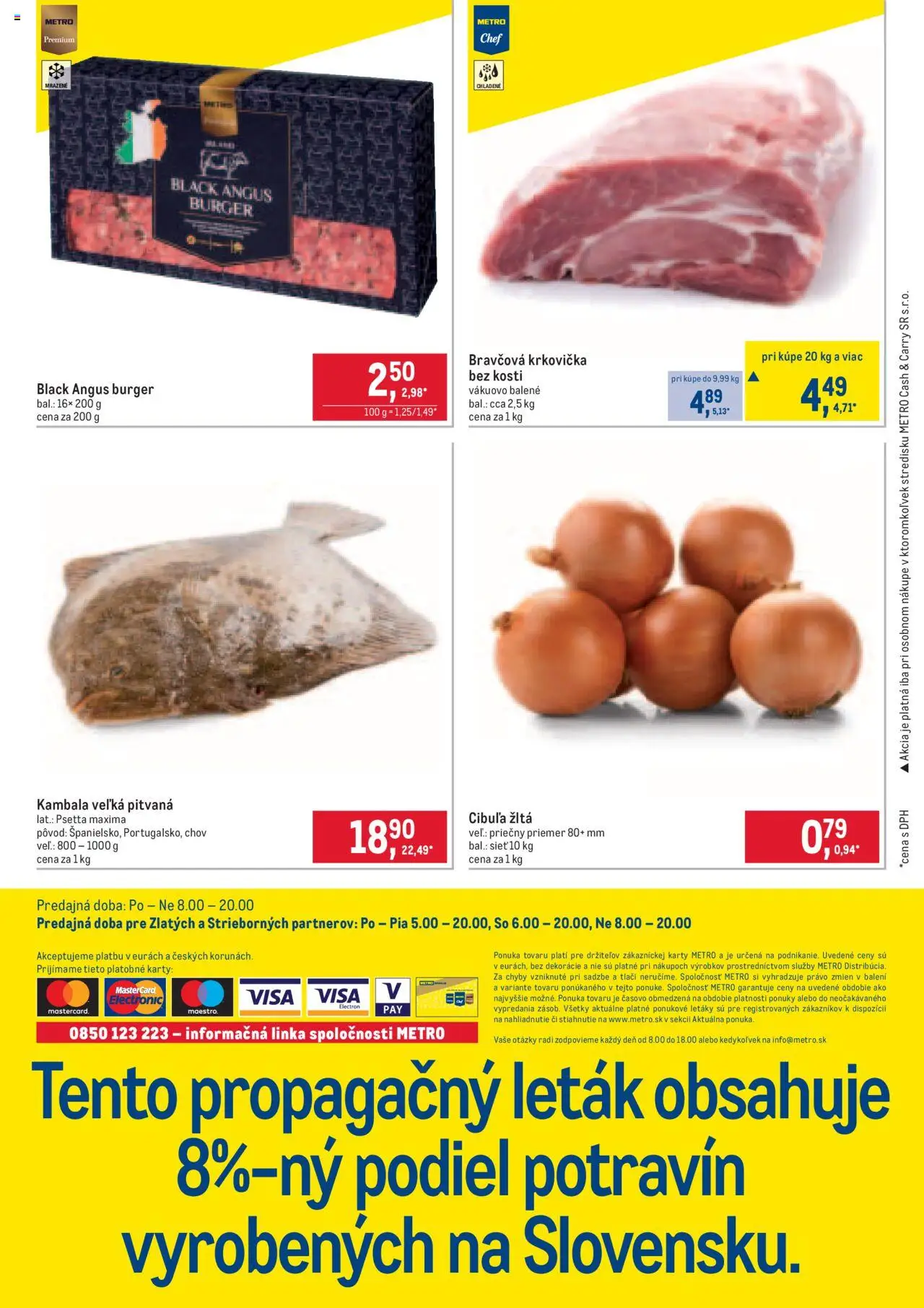 Metro Gastronómia │ platný od 30.07.2025 | Strana: 6 | Produkty: Bravčová krkovička, Krkovička, Cibuľa