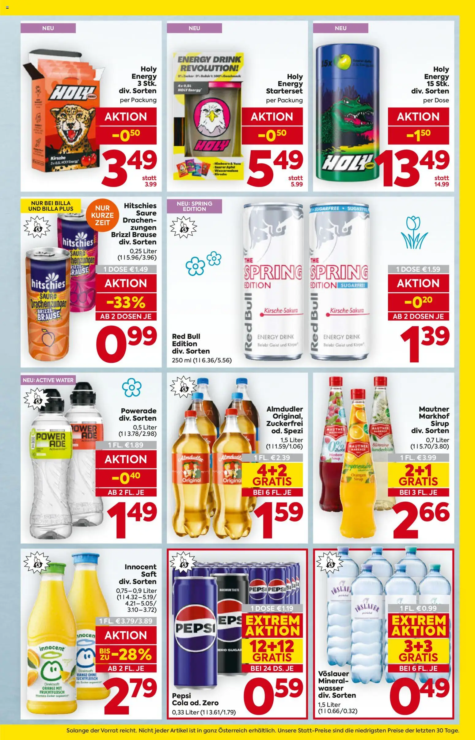 Billa Flugblatt - Wien gültig ab 19.02.2026 | Seite: 13 | Produkte: Wasser, Wassermelone, Himbeere, Saft