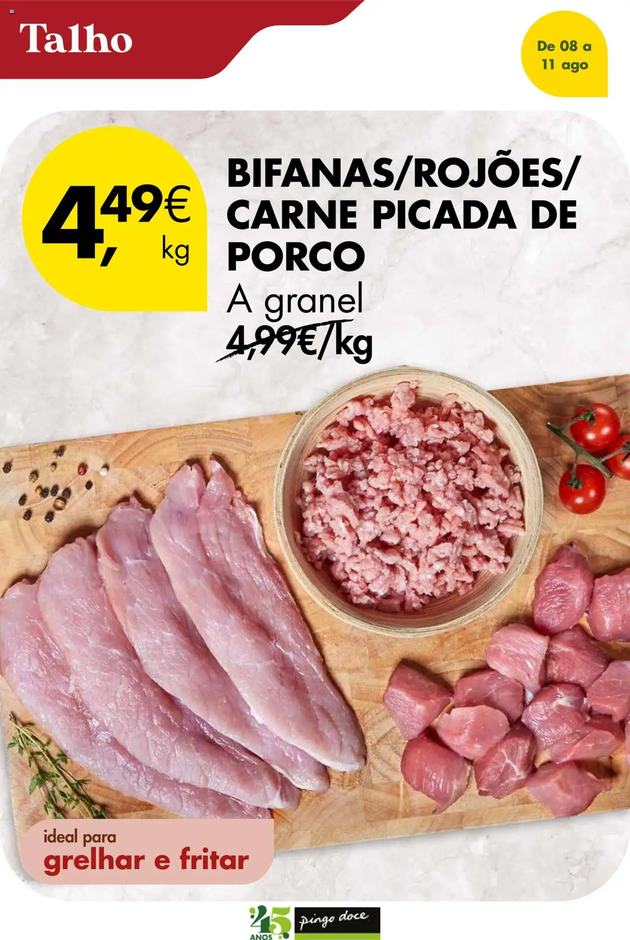 Pingo Doce Poupe este Fim de Semana │ válido de 08.08.2025 | Página: 2 | Produtos: Carne picada, Carne