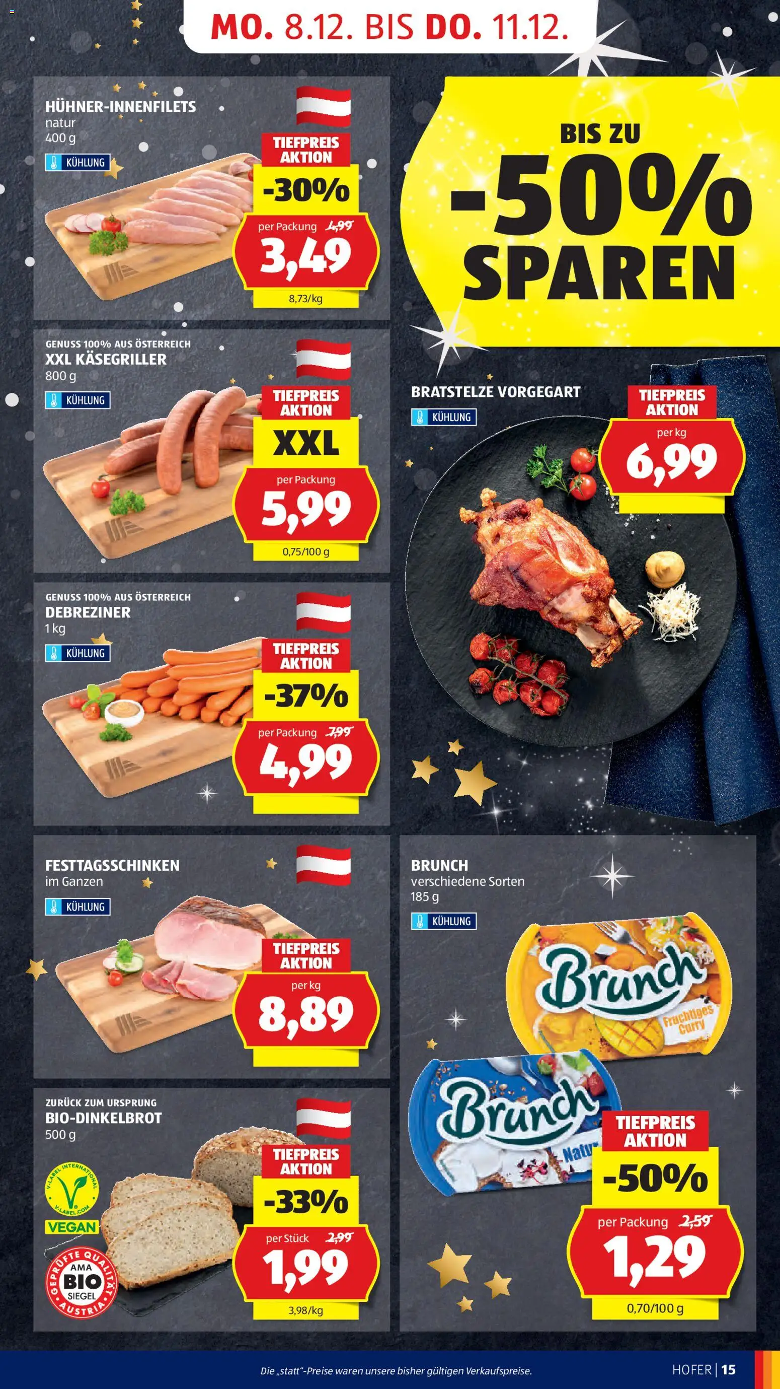 Hofer AT akciós ujság - amely érvényes a következő dátumtól: 05.12.2025 | Oldal: 21 | Termékek: Vegán