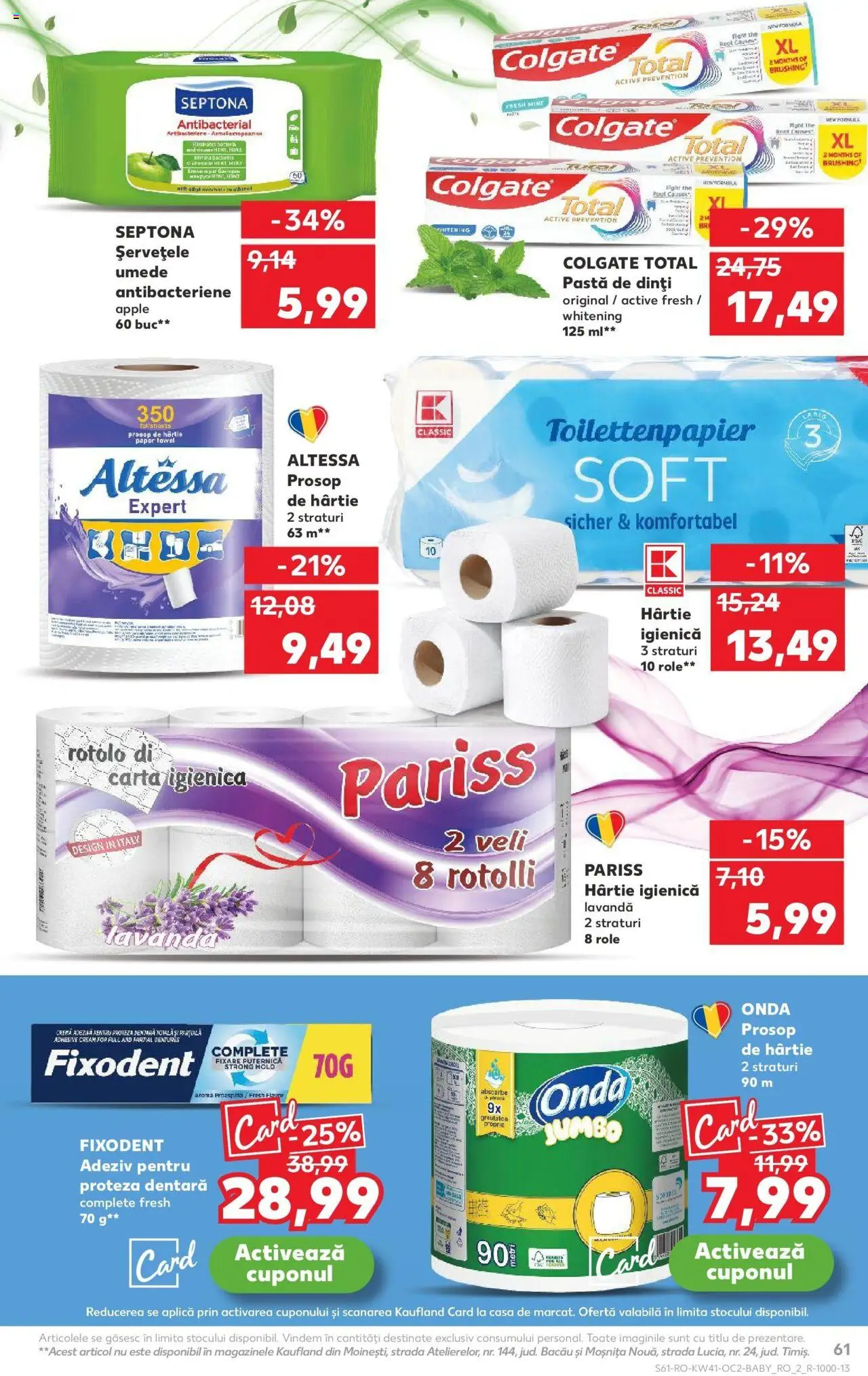 Noul catalog Kaufland – valabil de la 08.10.2025 | Pagină: 61 | Produse: Cremă, Apple, Pastă de dinți, Adeziv