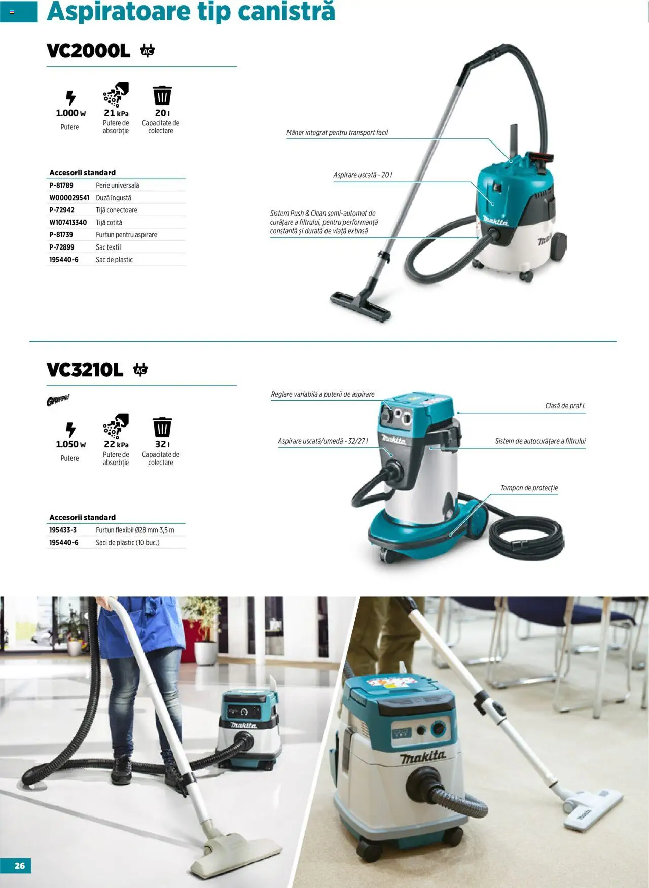 Noul catalog Makita – valabil de la 23.09.2025 | Pagină: 26 | Produse: Pomelo, Mâner, Perie