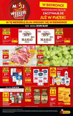 Pogląd oferty "Biedronka gazetka - Tani weekend" - ważna od 24.04.2026