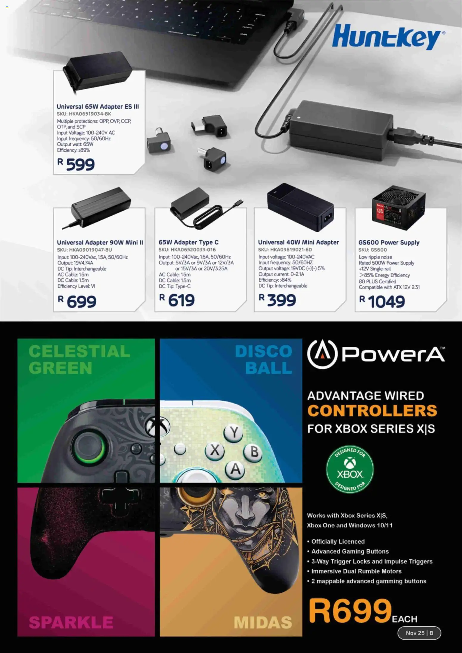 New Computer Mania catalogue – valid from 01.11.2025 | Page: 9 | Products: Cable, Xbox, Adapter