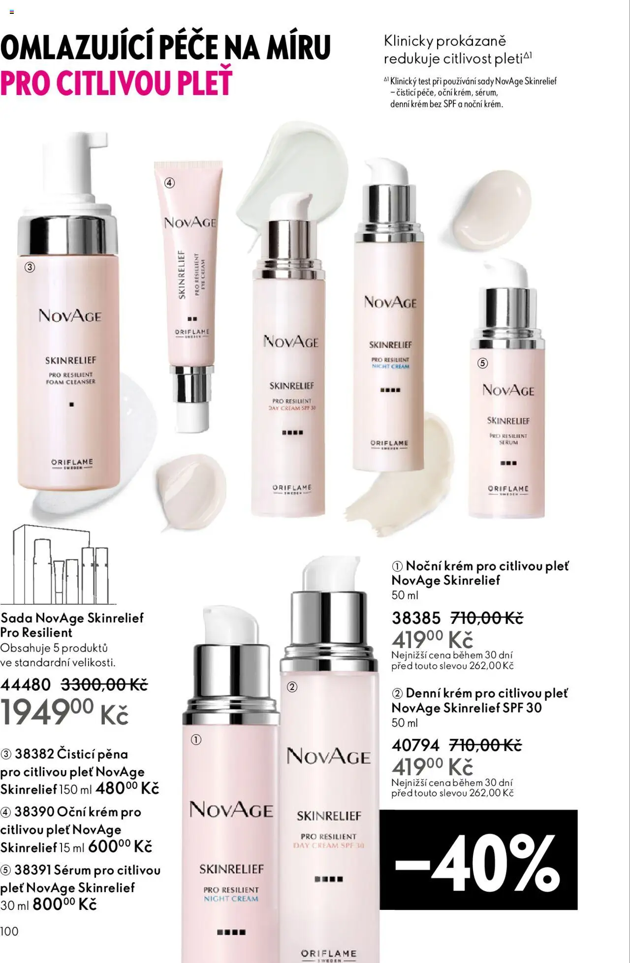 Oriflame katalog č.14/2025 od 01.10.2025 | Strana: 100 | Produkty: Test, Sérum, Krém