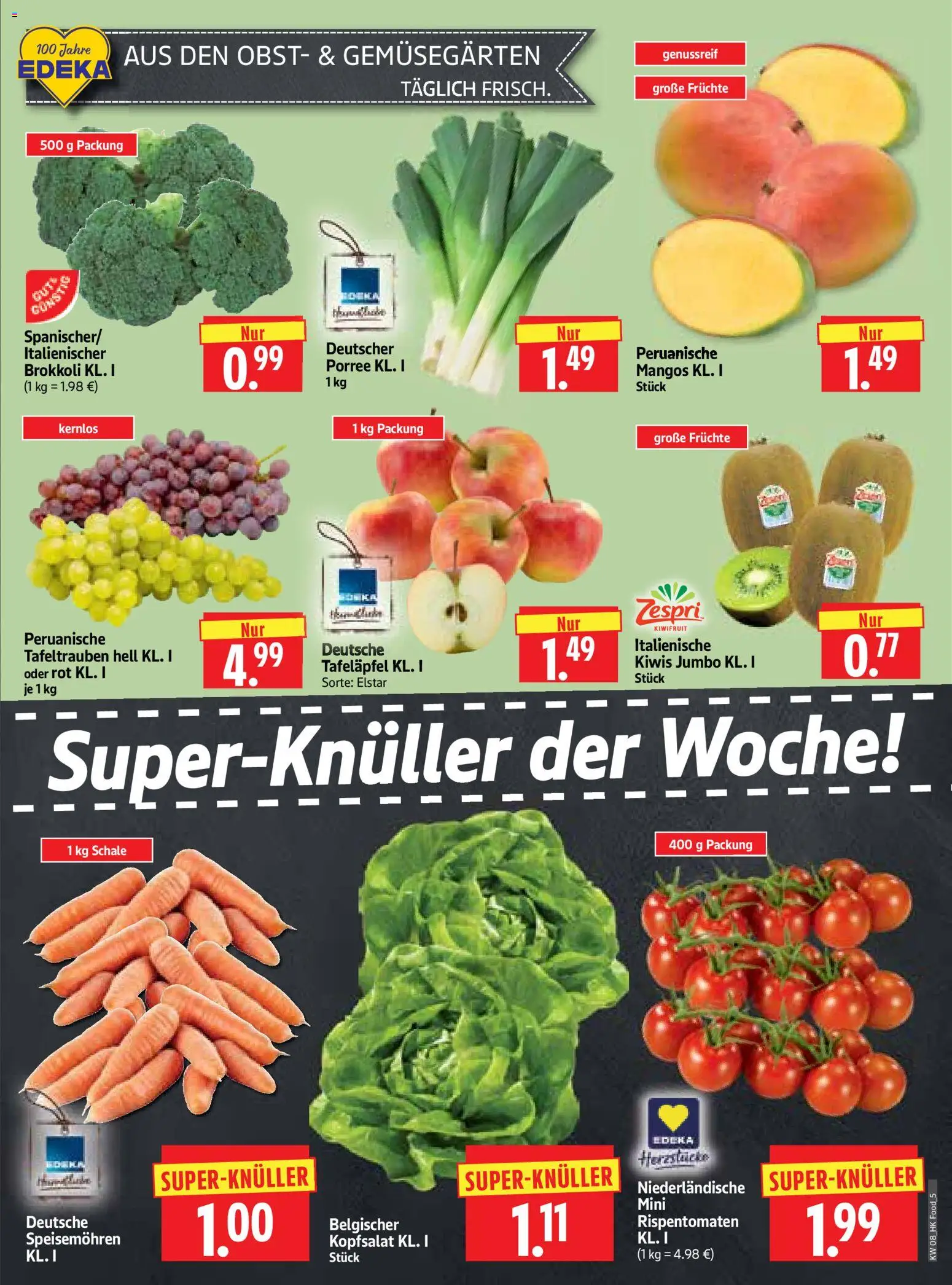 HERKULES Prospekt 	 – gültig ab 16.02.2026 | Seite: 5 | Produkte: Obst, Brokkoli