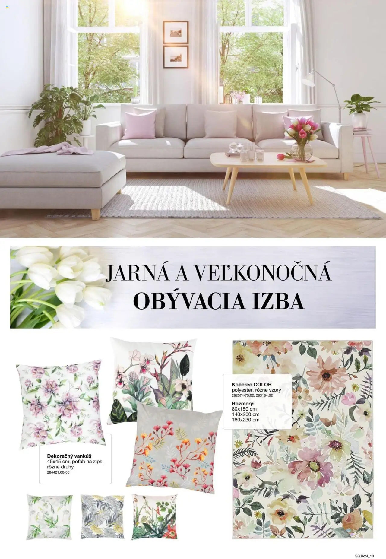 Nové Sconto nábytok akcie – leták je platný od 03.03.2025 | Strana: 10 | Produkty: Vankúš, Koberec