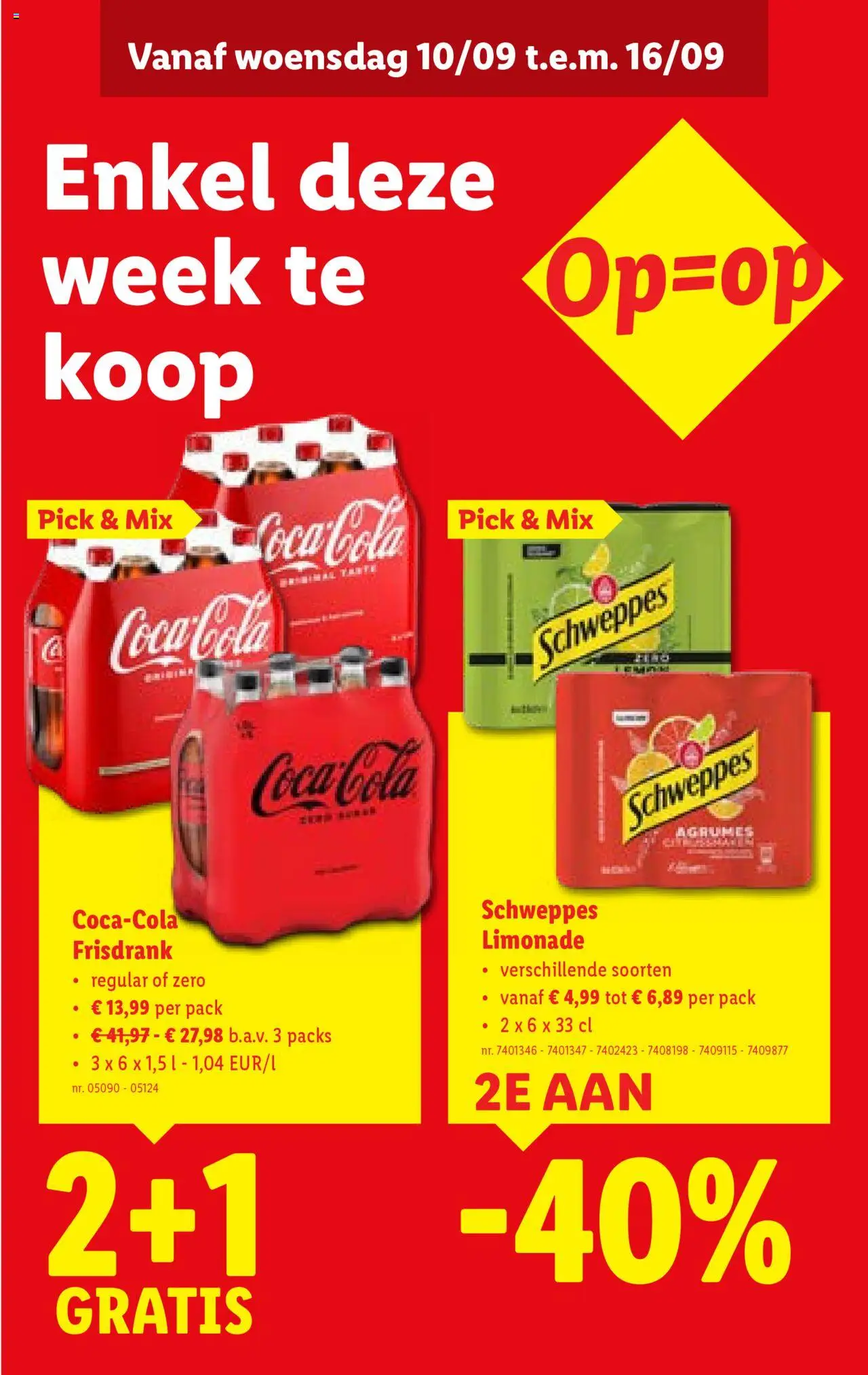  | Pagina: 20 | Producten: Coca Cola, Frisdrank, Limonade