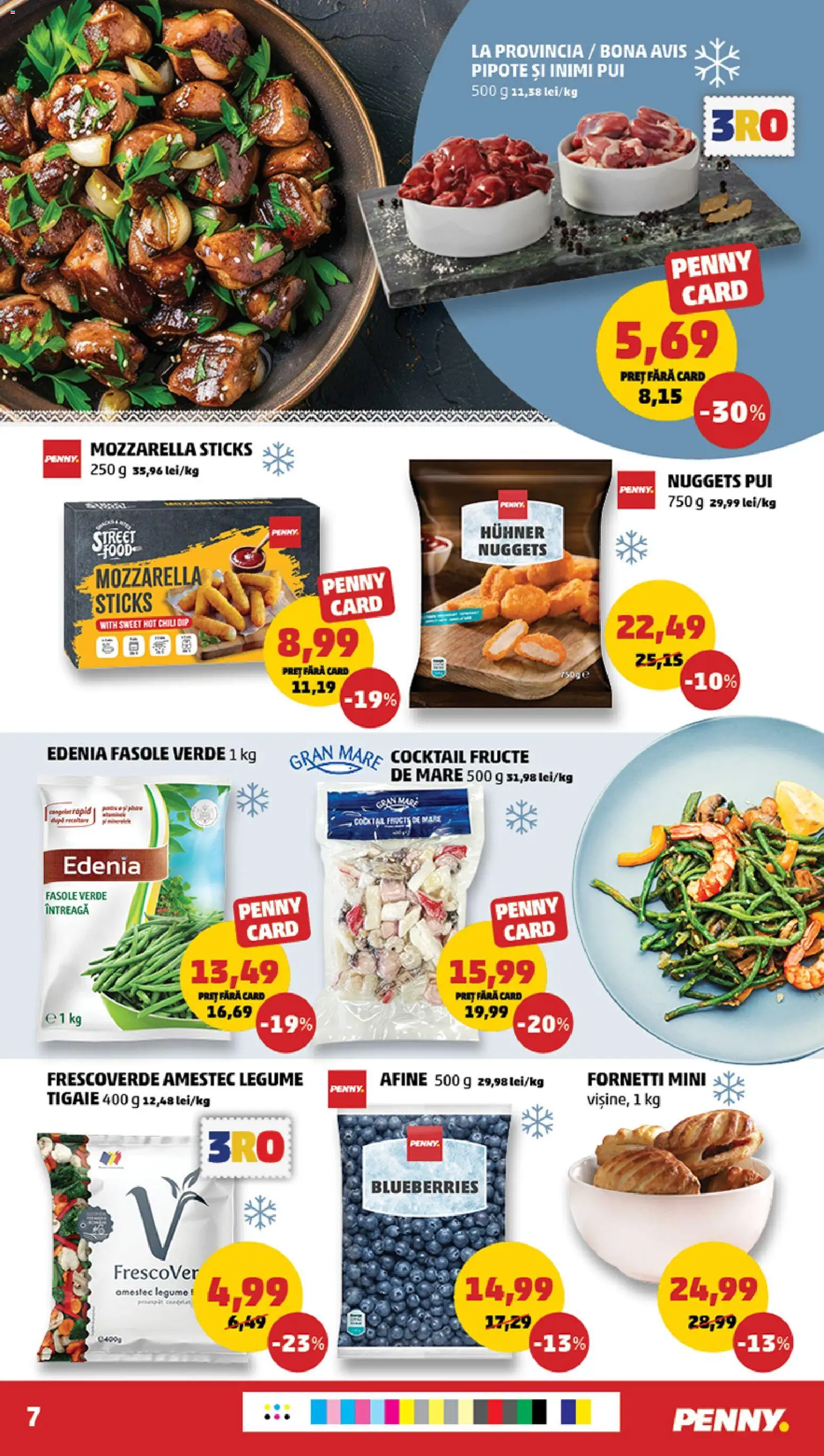 Noul catalog PENNY – valabil de la 25.02.2026 | Pagină: 7 | Produse: Afine, Tigaie, Fasole verde, Fructe De Mare