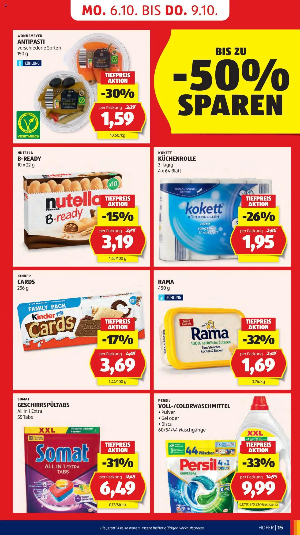 Hofer Flugblatt gültig ab 03.10.2025 | Seite: 17 | Produkte: Wasser