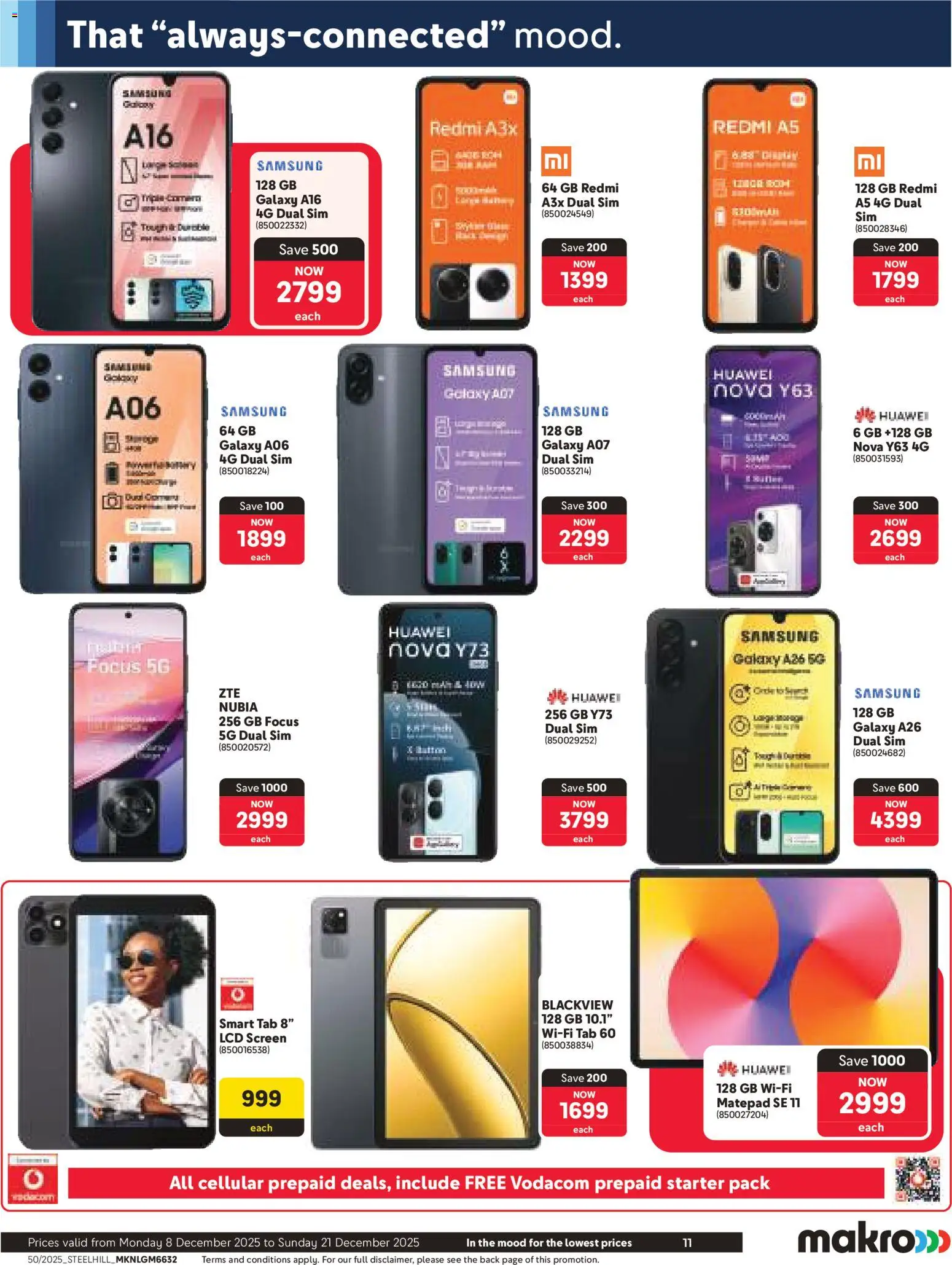 New Makro catalogue – valid from 08.12.2025 | Page: 11 | Products: Sim