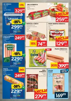 Roda katalog - pregled Roda kataloga - važi od 23.04.2026 | Strana: 10 | Proizvode: Kulen, Perutnina Ptuj, Kobasica, Pašteta