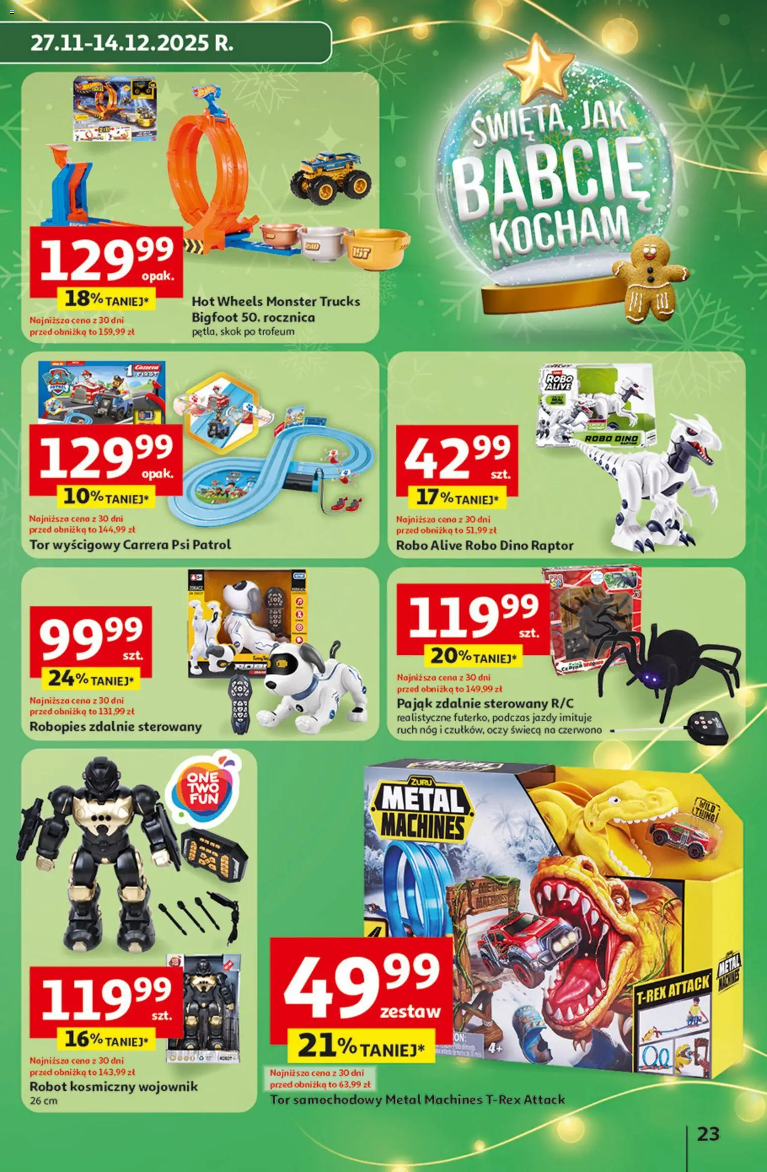 Auchan Gazetka - Katalog prezenty od 27.11.2025 | Strona: 23 | Produkty: Robot